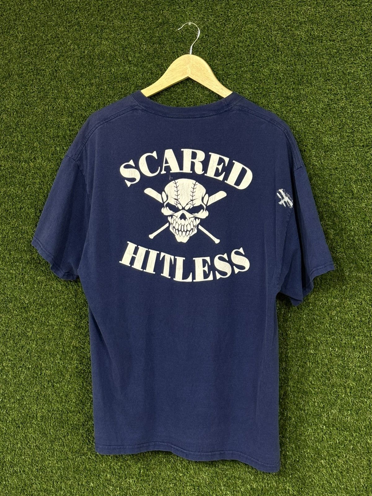 Vintage Vintage Hanes Beefy Skull Bones Crossbones T Shirt XL Size US XL / EU 56 / 4 - 1 Thumbnail