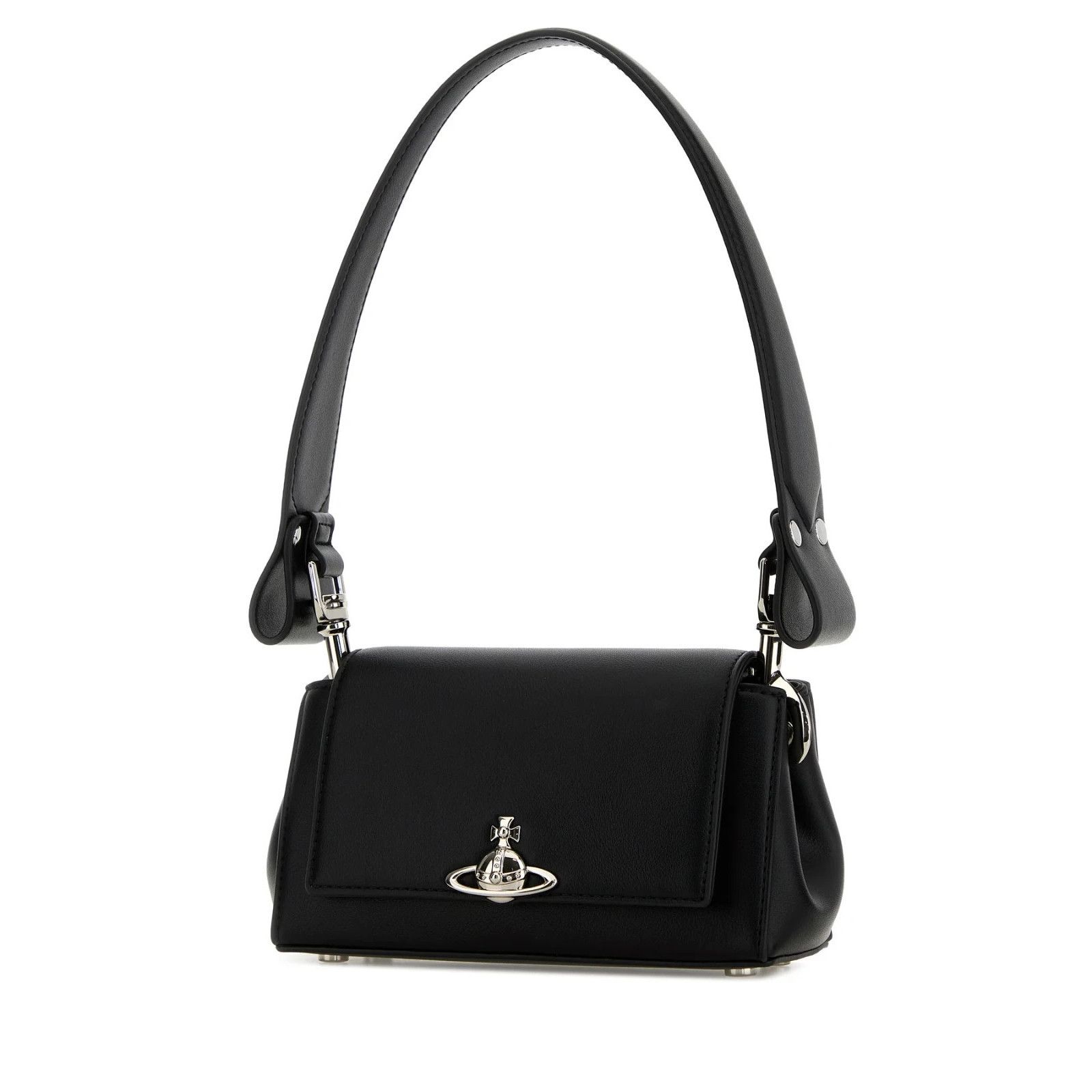 Vivienne Westwood VIVIENNE WESTWOOD Small Hazel Black Synthetic Leather Should Size ONE SIZE - 2 Thumbnail