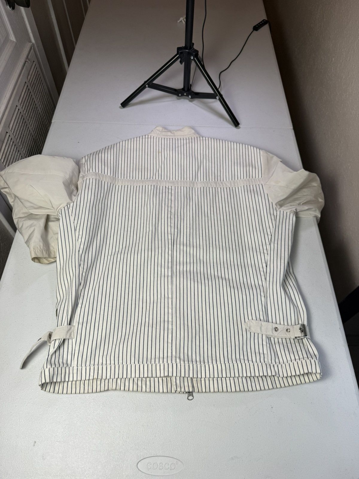 Armani Vintage Armani Jeans Pinstripe Jacket Size XL Size US XL / EU 56 / 4 - 12 Thumbnail