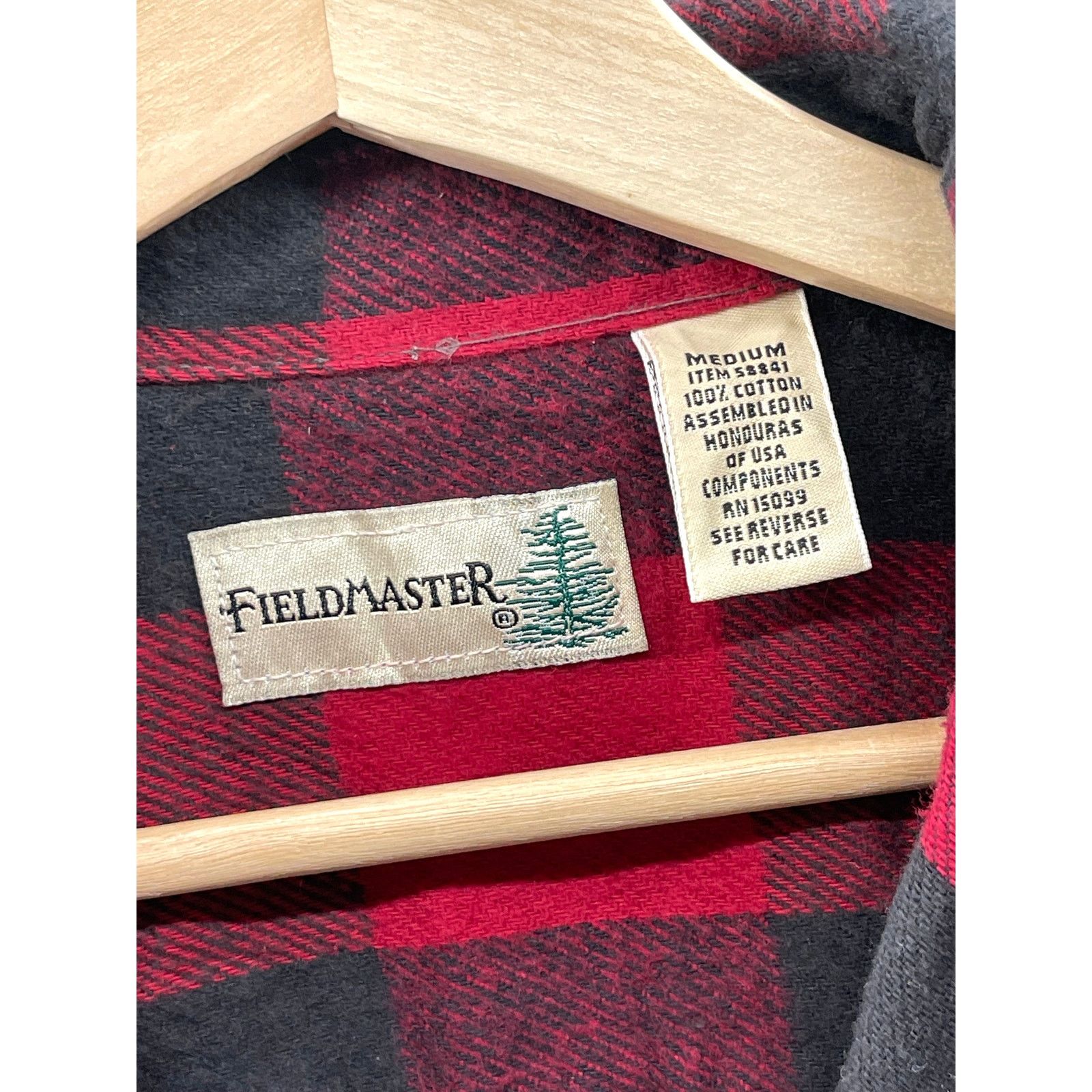 Fieldmaster × Vintage Fieldmaster Midweight Buffalo Check Button Up Flannel Shirt Size US M / EU 48-50 / 2 - 3 Thumbnail