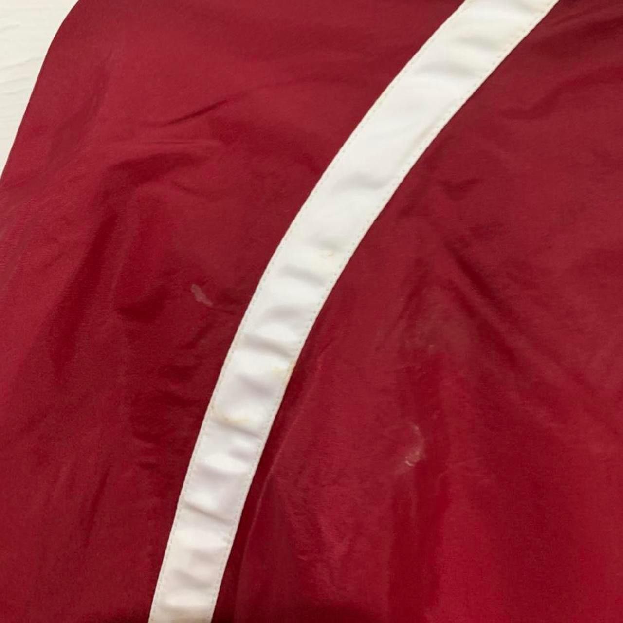 Nike × Vintage Vintage 90s Red Nike Jacket Size US L / EU 52-54 / 3 - 4 Thumbnail