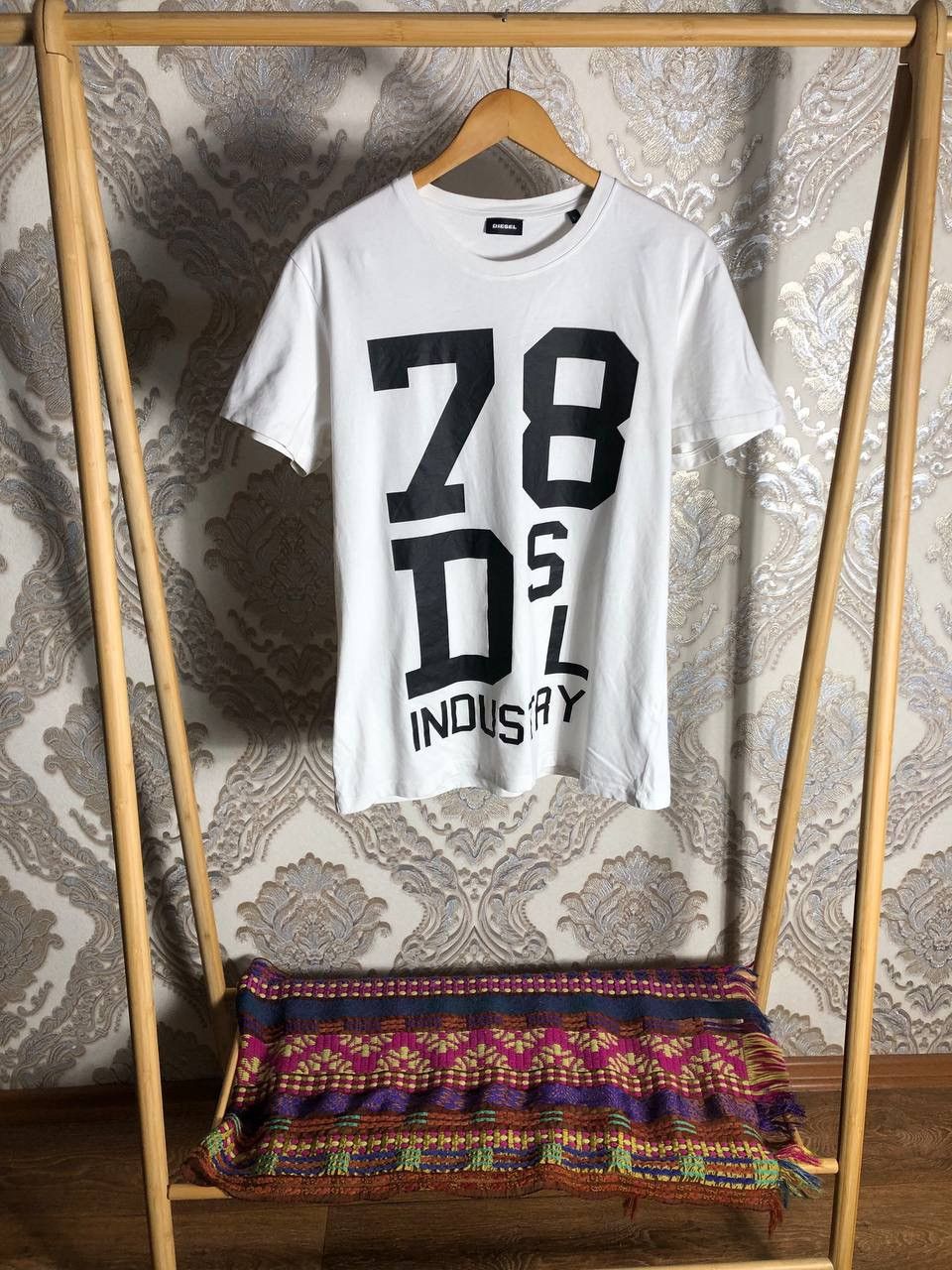 Diesel × Vintage VERY RARE DIESEL INDUSTRY DENIM DIVISION T-SHIRT DESIGNER Size US XL / EU 56 / 4 - 1 Thumbnail