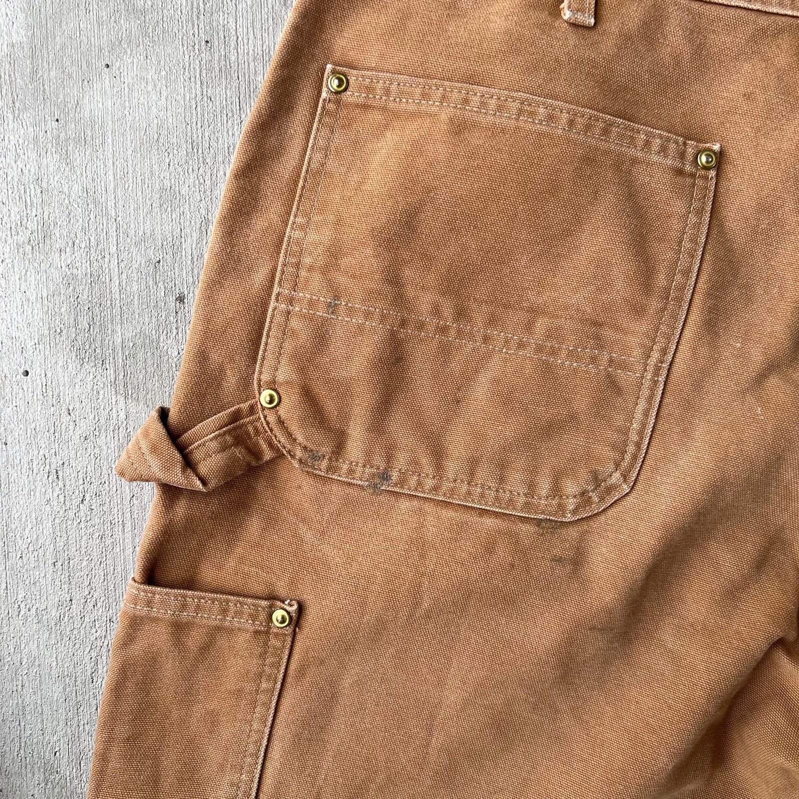 Carhartt × Vintage Carhartt brown double knee work wear carpenter pants Size US 32 / EU 48 - 9 Thumbnail
