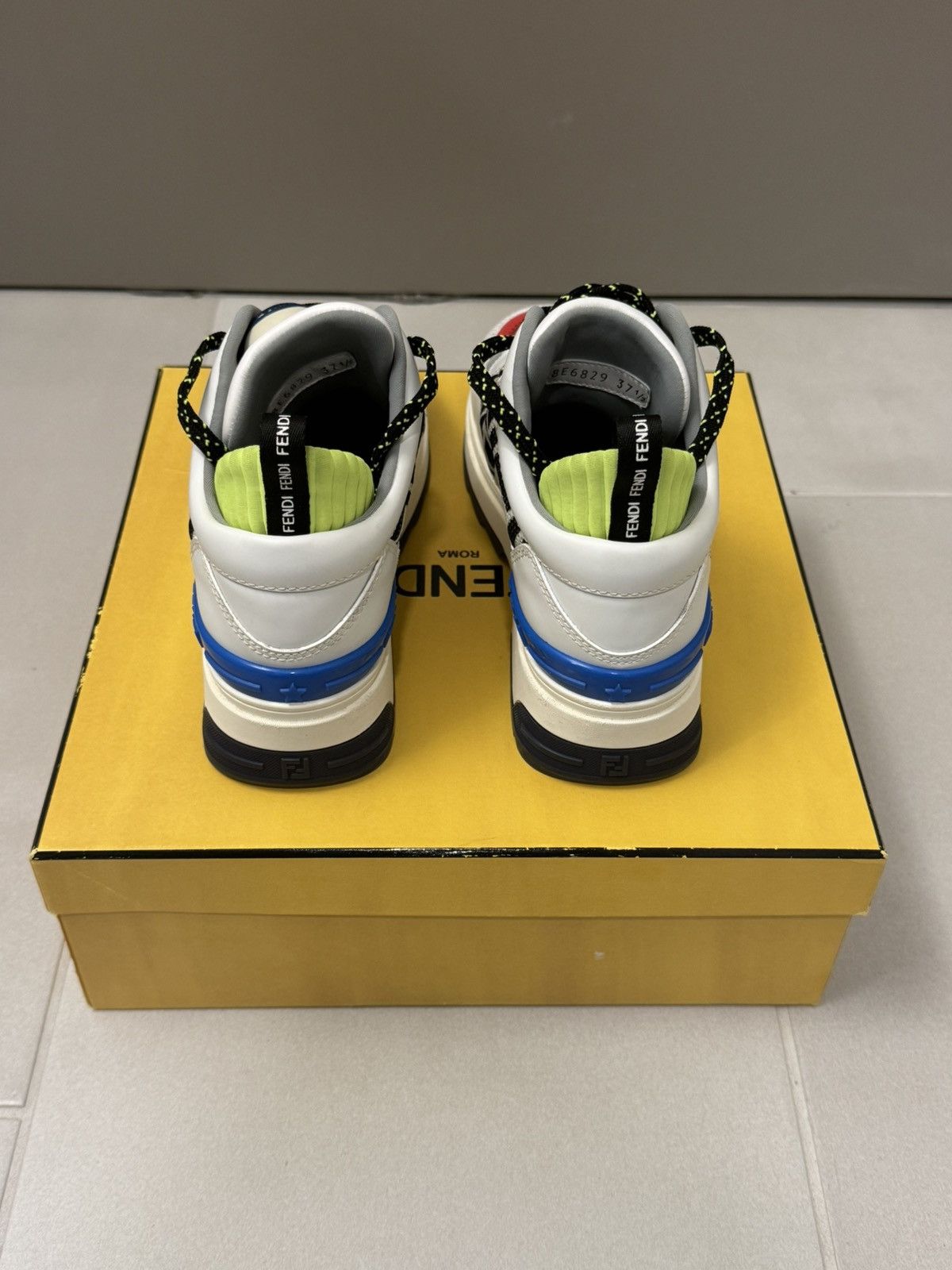Fendi Fendi T-Rex Sneakers 37.5 US 7.5 Leather Mesh Multicolor Size US 7.5 / IT 37.5 - 3 Thumbnail