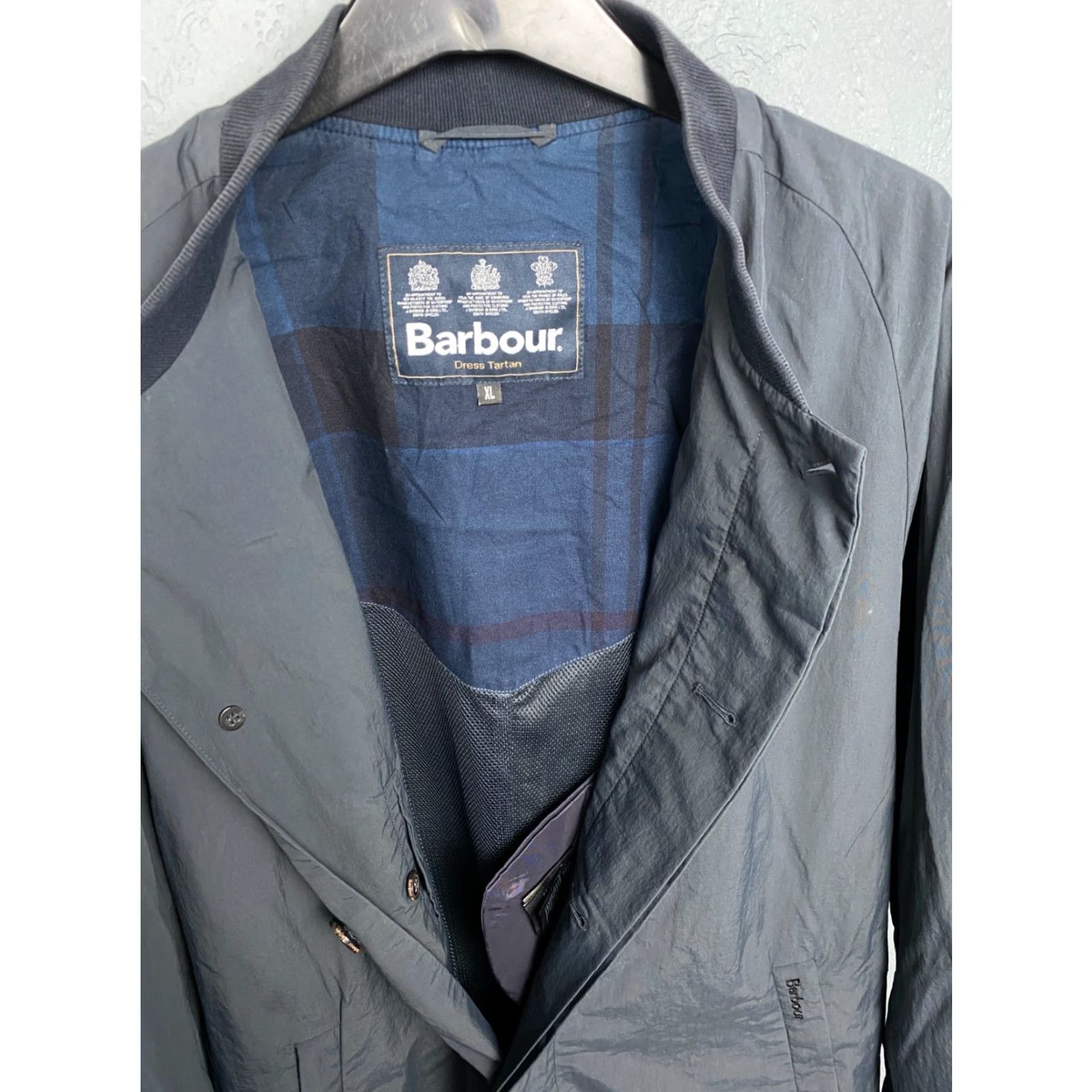 Barbour Barbour Jacket Mens XL Blue Casterfell Trench Dress Tart an Dress? Size US XL / EU 56 / 4 - 6 Thumbnail