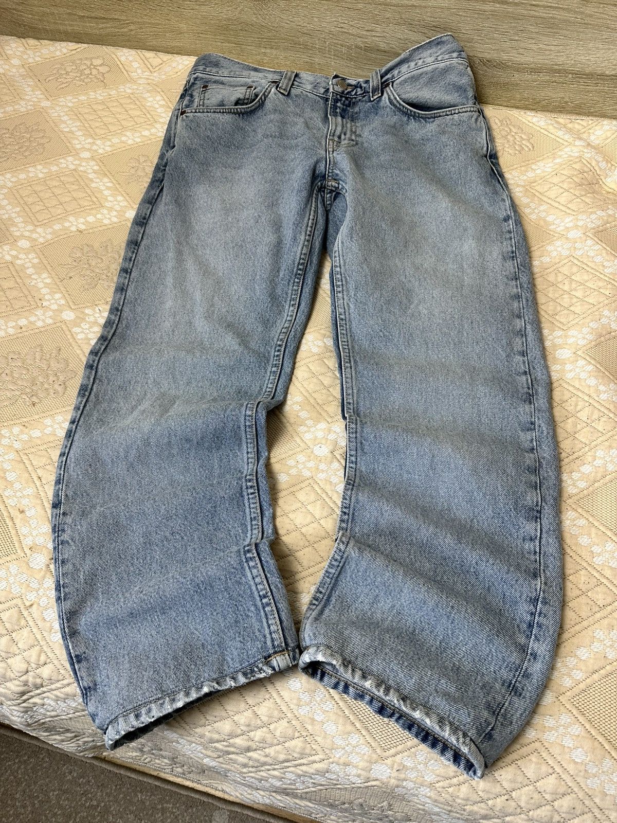Nudie Jeans 🔥 Nudie Jeans Gritty Jackson Denim Pants Trousers Blue Rare Size US 31 - 6 Thumbnail