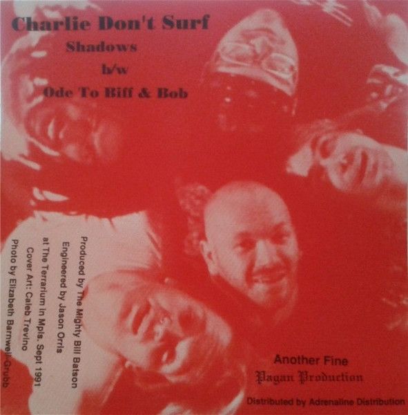 Band Tees × Vintage *SUPER RARE* CHARLIE DON’T SURF VINTAGE 1991 PUNK BAND TEE Size US XL / EU 56 / 4 - 6 Thumbnail