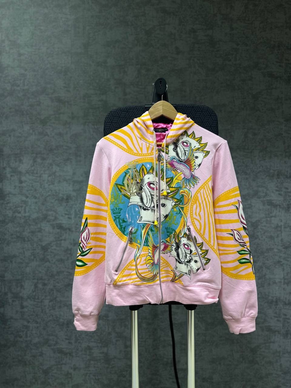 Christian Audigier × Ed Hardy × Vintage Vintage Ed Hardy Christian Audigier Hoodie Size M / US 6-8 / IT 42-44 - 3 Thumbnail