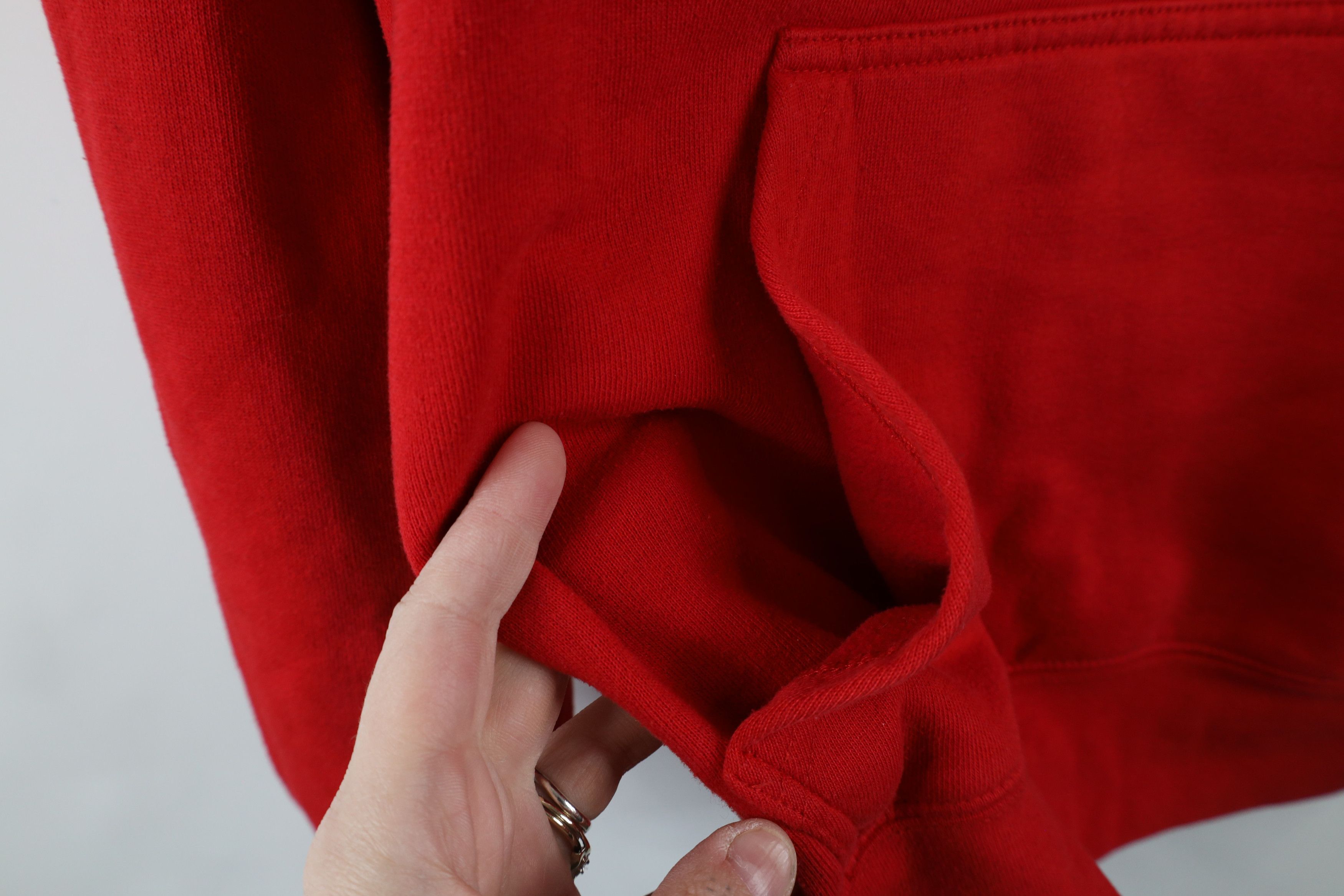 Vintage Vintage 90s Spell Ohio State University Football Hoodie Red Size ONE SIZE - 8 Thumbnail