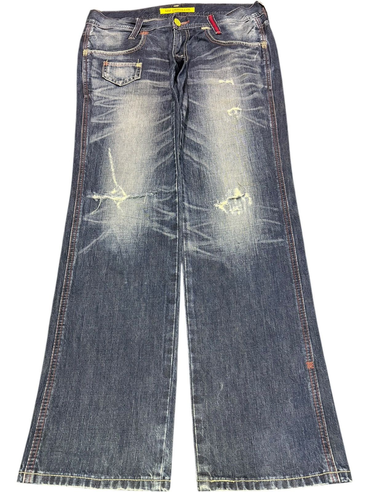 Levi's Vintage 90s Levis Special Edition Distress Loose Jeans Size 33" - 1 Thumbnail