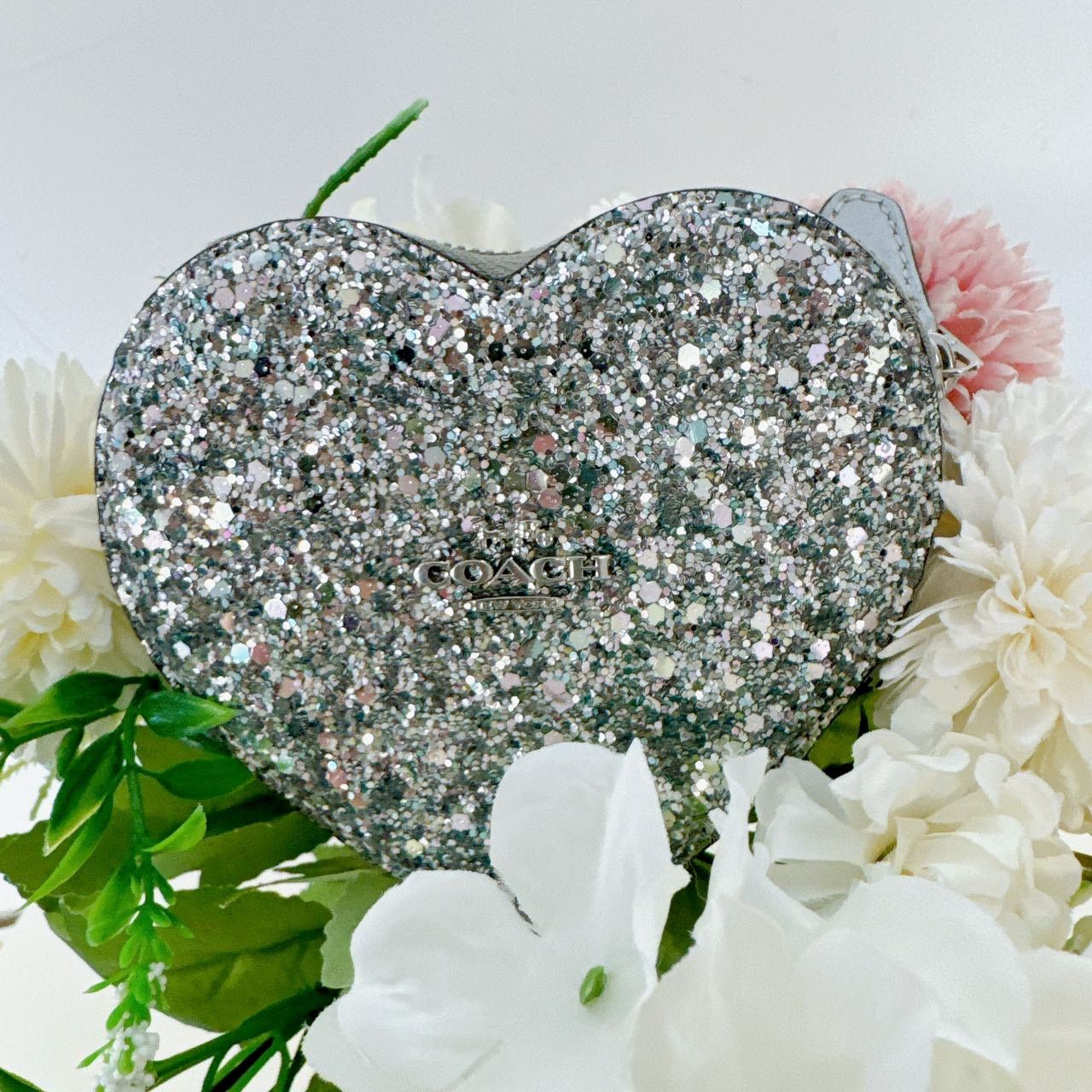 Coach Coach CQ167 Heart Coin Case IN Silver Size ONE SIZE - 3 Thumbnail