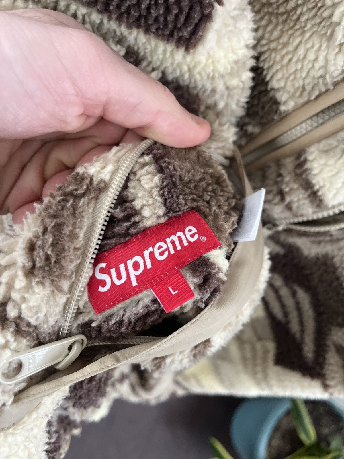 Supreme Supreme Geo Reversible WINDSTOPPER Fleece Jacket Size US L / EU 52-54 / 3 - 9 Thumbnail