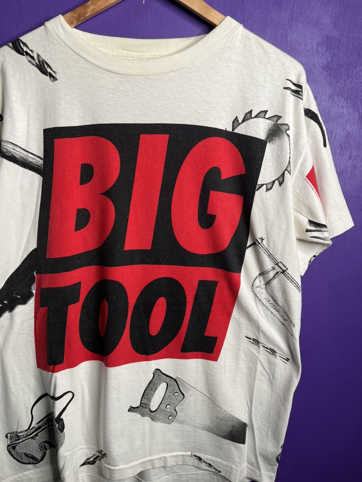 Vintage Vintage 90s Home improvement Big tool AOP t-shirt Size US XL / EU 56 / 4 - 3 Thumbnail