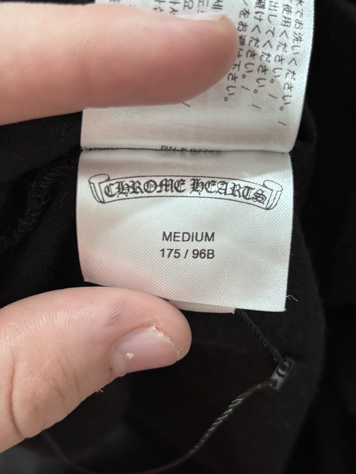 Chrome Hearts Chrome Hearts Neon Script Logo Black Tee Size US M / EU 48-50 / 2 - 11 Thumbnail