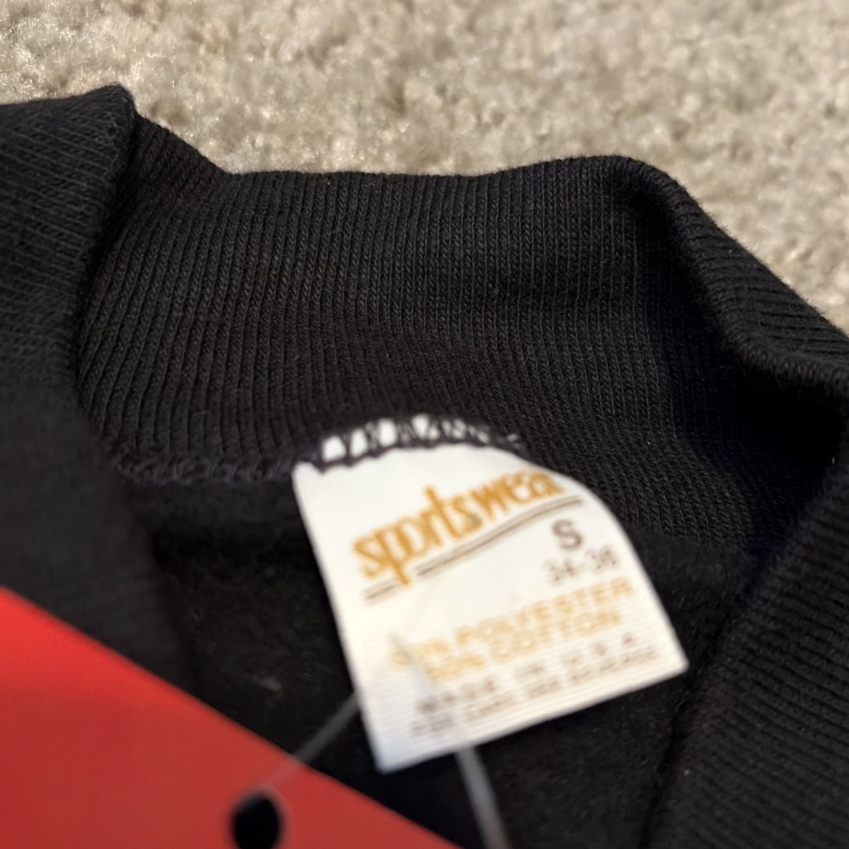 Vintage VINTAGE Sportswear Vest Main Selling Point: Full Zip Black Cotton Sleeveless Adult Small S Men 1970s 25.5” 19” pit to pit Size US S / EU 44-46 / 1 - 4 Thumbnail