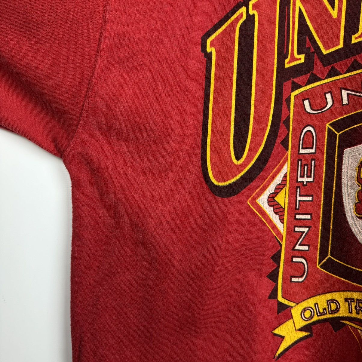 Vintage MANCHESTER UNITED 90s FOOTBALL SWEATSHIRT SOCCER PULLOVER Size US XL / EU 56 / 4 - 11 Thumbnail