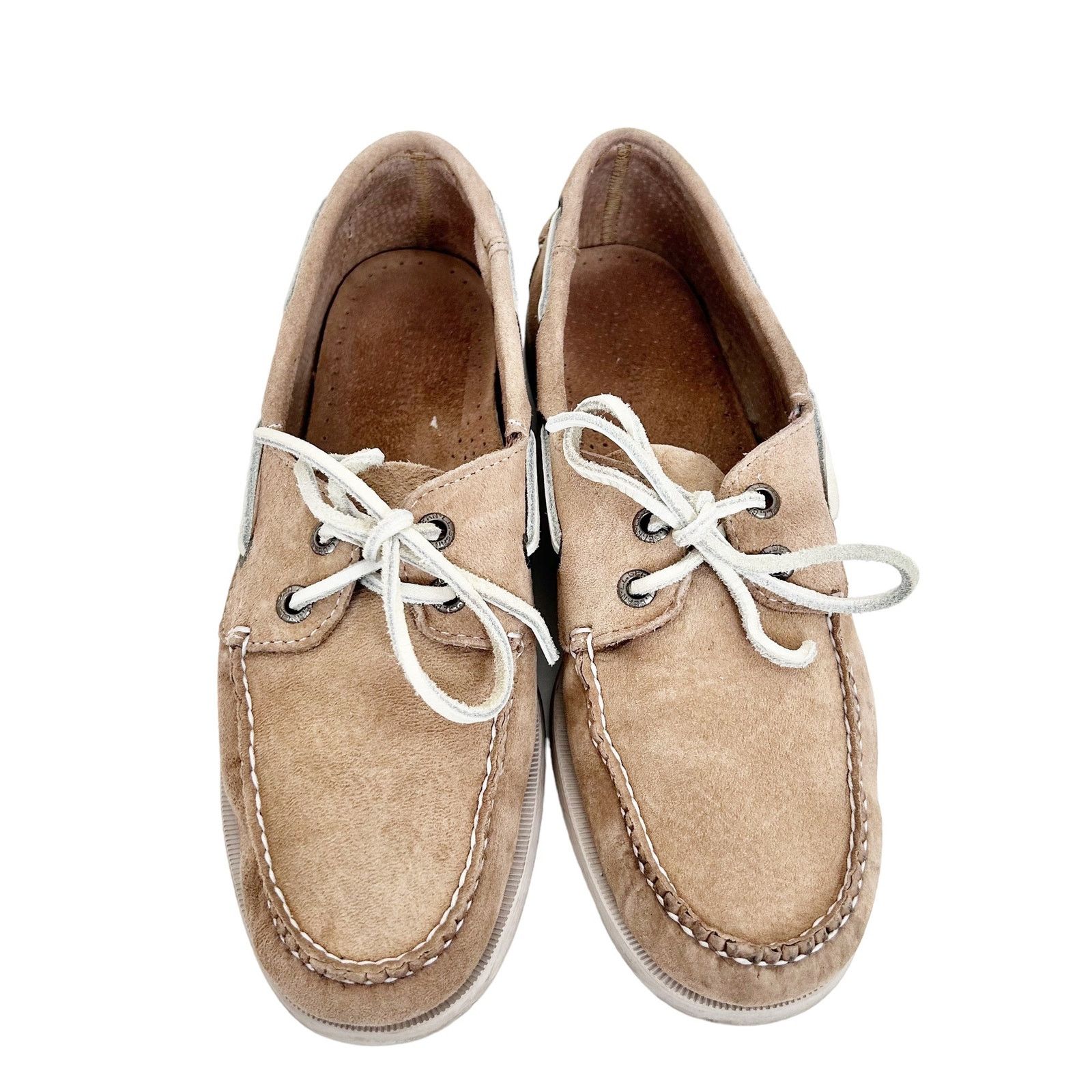 L.L. Bean LL Bean Tan Leather Loafers Moccasins Sz 8.5 Size US 8.5 / IT 38.5 - 2 Thumbnail