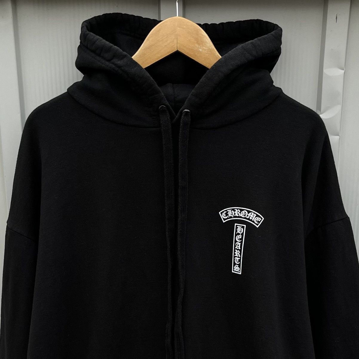 Chrome Hearts × Designer SS24 Chrome Hearts USA Shoulder Logo Black Hoodie Sz XXL Size US XXL / EU 58 / 5 - 10 Thumbnail