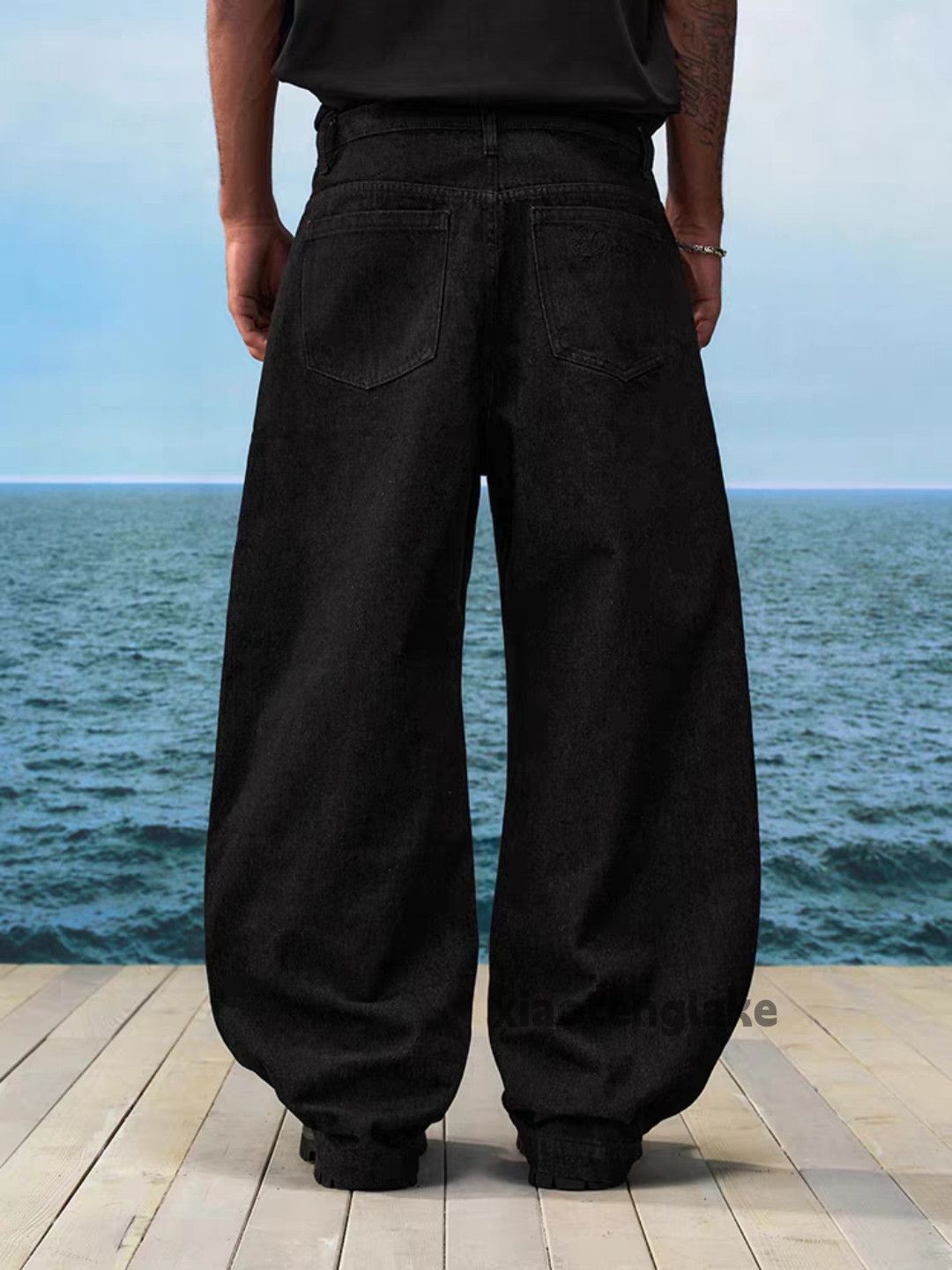Designer Unisex outdoor utility loose baggy skate hiphop pants Size US 36 / EU 52 - 5 Thumbnail