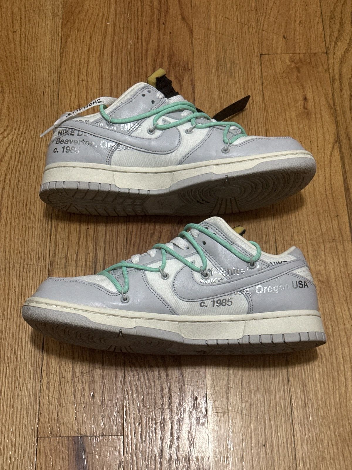 Nike × Off-White Nike x Off-White x Dunk Low Size US 9 / EU 42 - 1 Thumbnail