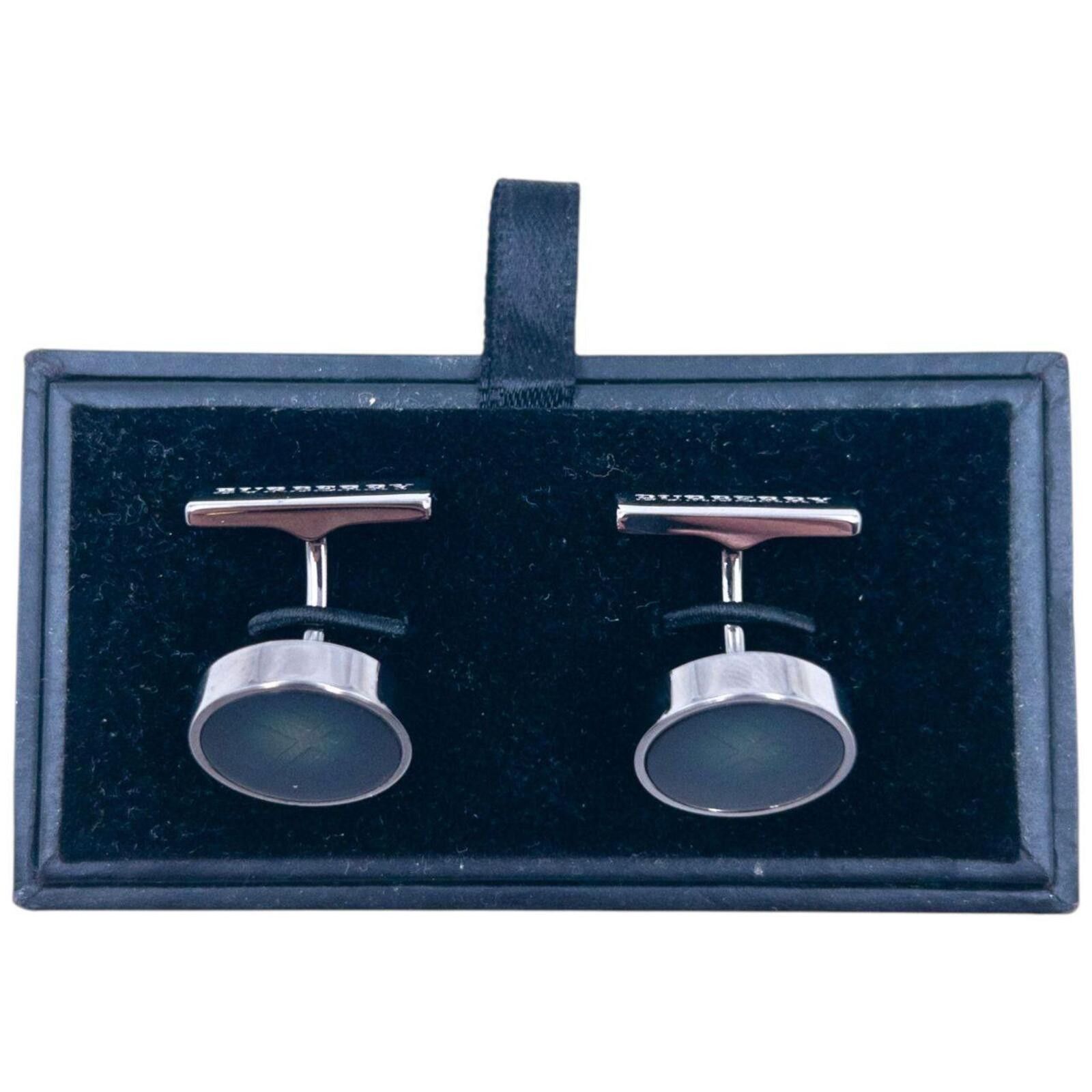 Burberry Vintage 2000s Burberry Nova Check Cuff Links Size ONE SIZE - 8 Thumbnail