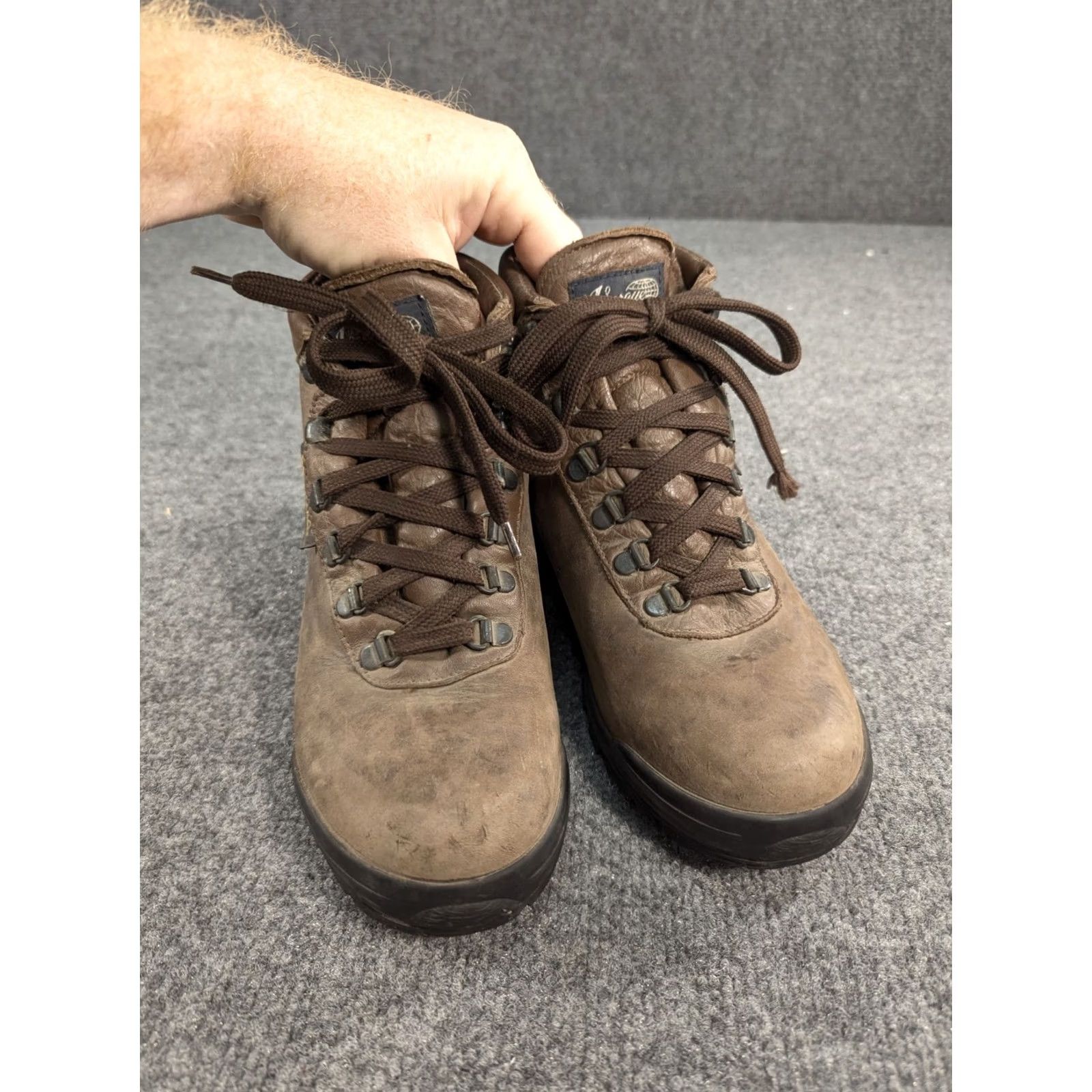 Vasque Vasque Skywalk GTX Boots Hiking - Womens 7.5M - Brown - Leather - Gore-Tex - Italy - Retro Outdoor Hiking Boots Size US 8 / IT 38 - 5 Thumbnail