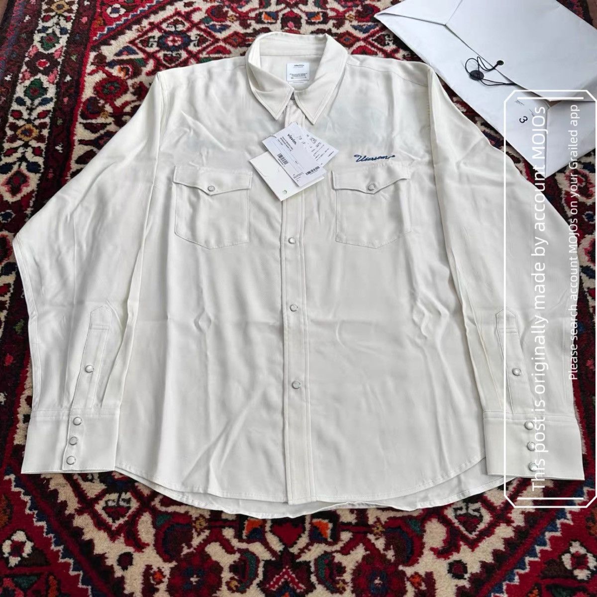 Visvim Sz 3 Visvim 26AW Meridian Shirt L/S Shirt mo.jos553 Size US L / EU 52-54 / 3 - 3 Thumbnail