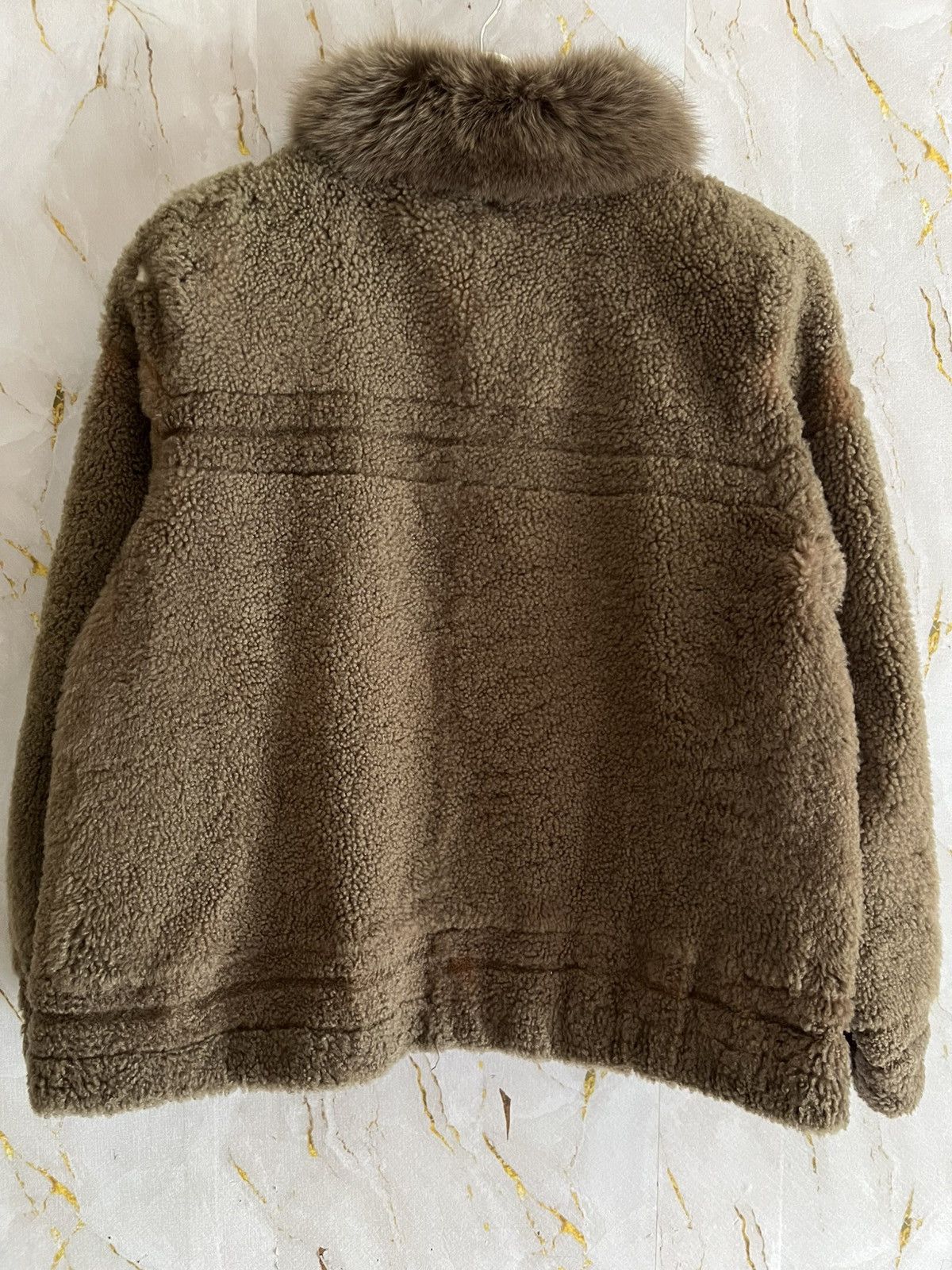 Japanese Brand STIFFANY VINTAGE FUR JACKET – LUXURY ARCHIVE STREETWEAR Size L / US 10 / IT 46 - 2 Thumbnail