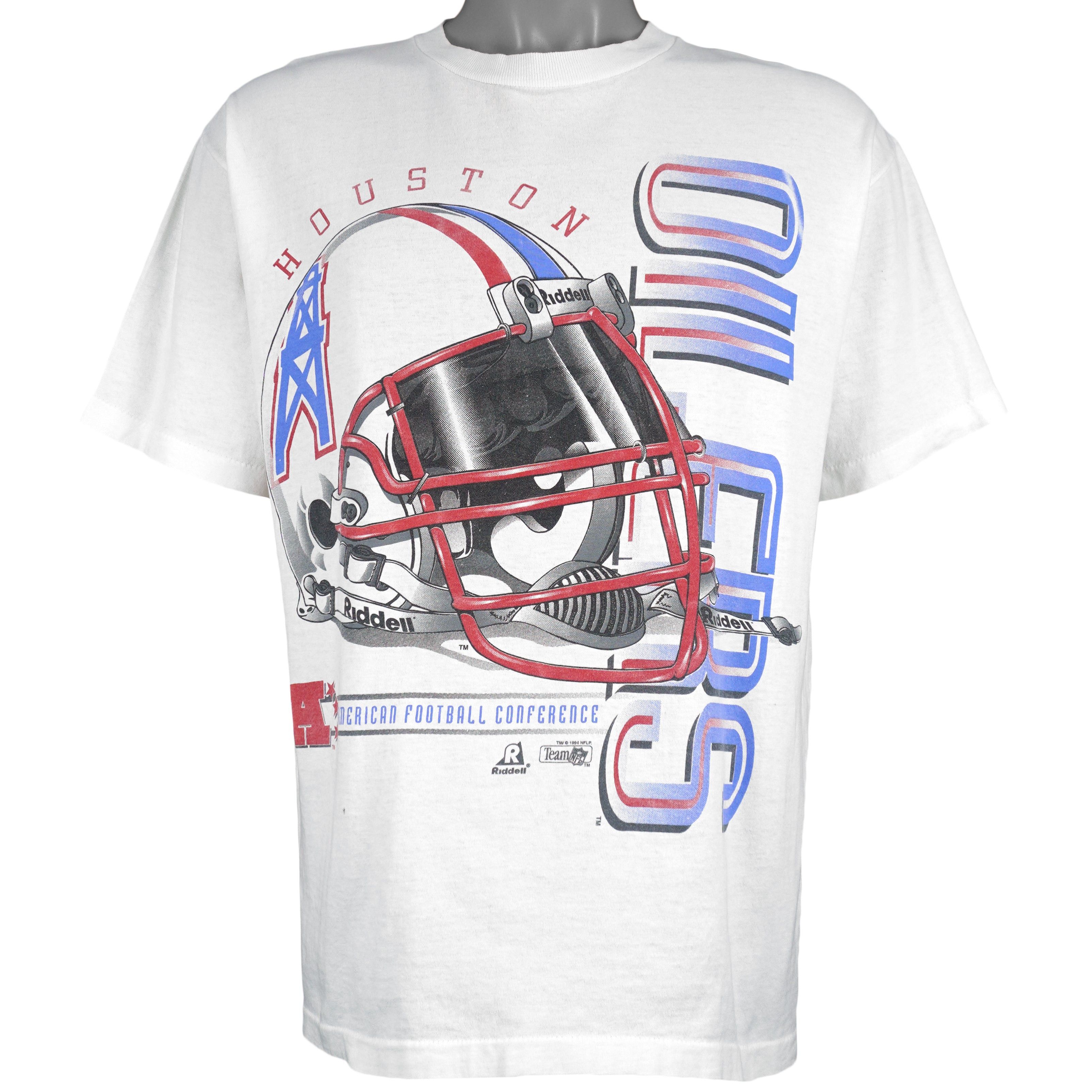Riddell NFL - Houston Oilers Helmet T-Shirt 1994 Size US L / EU 52-54 / 3 - 1 Thumbnail