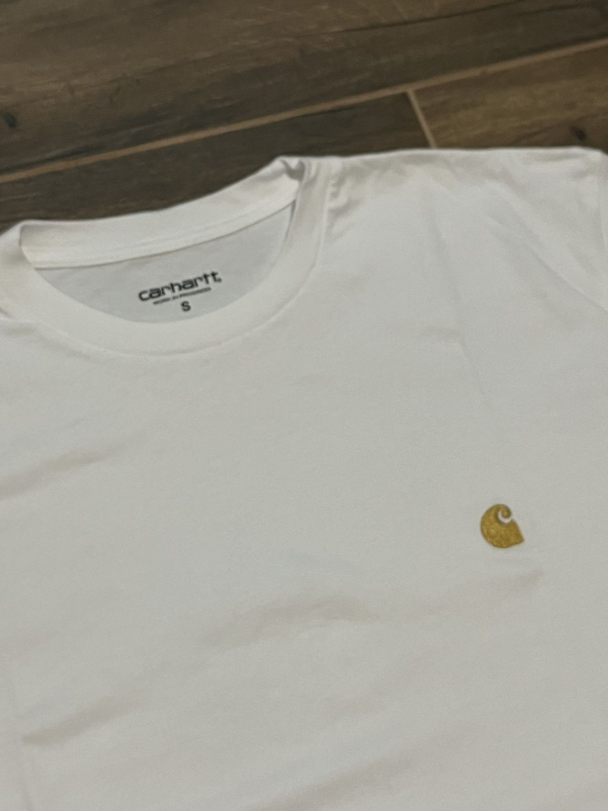 Carhartt × Japanese Brand × Vintage Carhartt Heavy Blank Loose Fit Heavy Work Tee Shirt Size US S / EU 44-46 / 1 - 2 Thumbnail