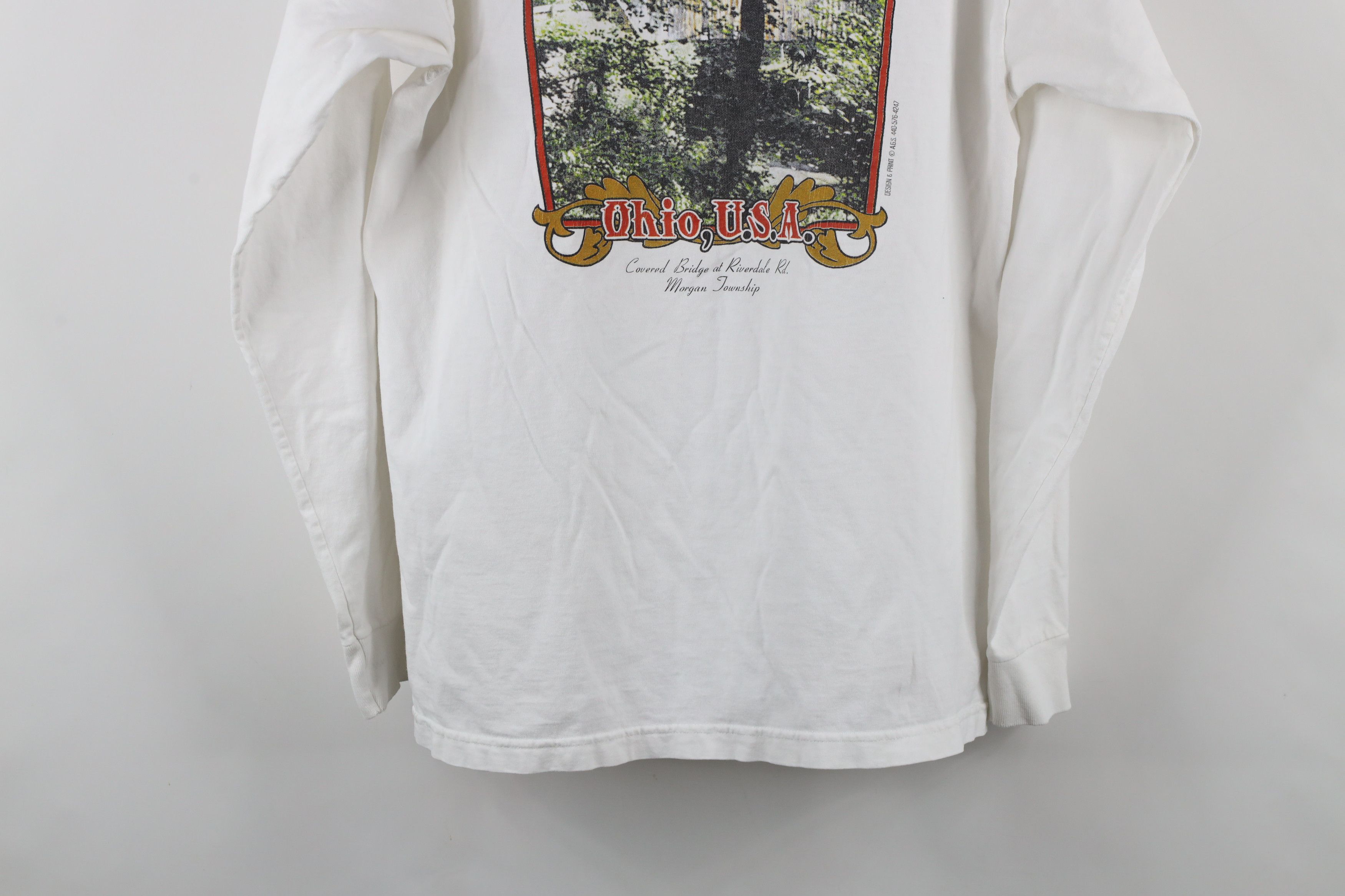 Vintage Vintage Cycling Ashtabula Ohio Long Sleeve T-Shirt USA Size US L / EU 52-54 / 3 - 14 Thumbnail