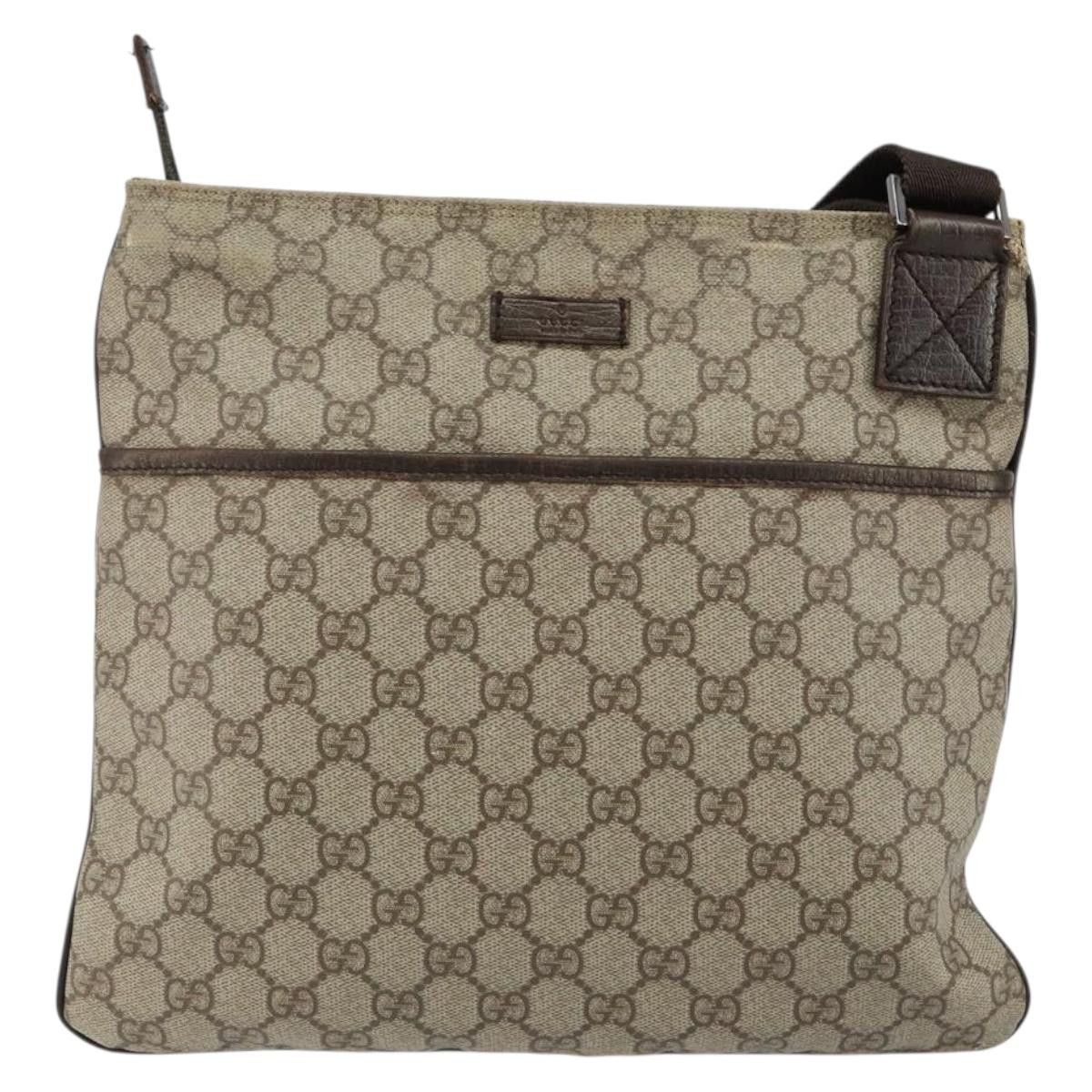 Gucci GUCCI GG Supreme Shoulder Bag Pvc Beige Silver Size ONE SIZE - 2 Thumbnail