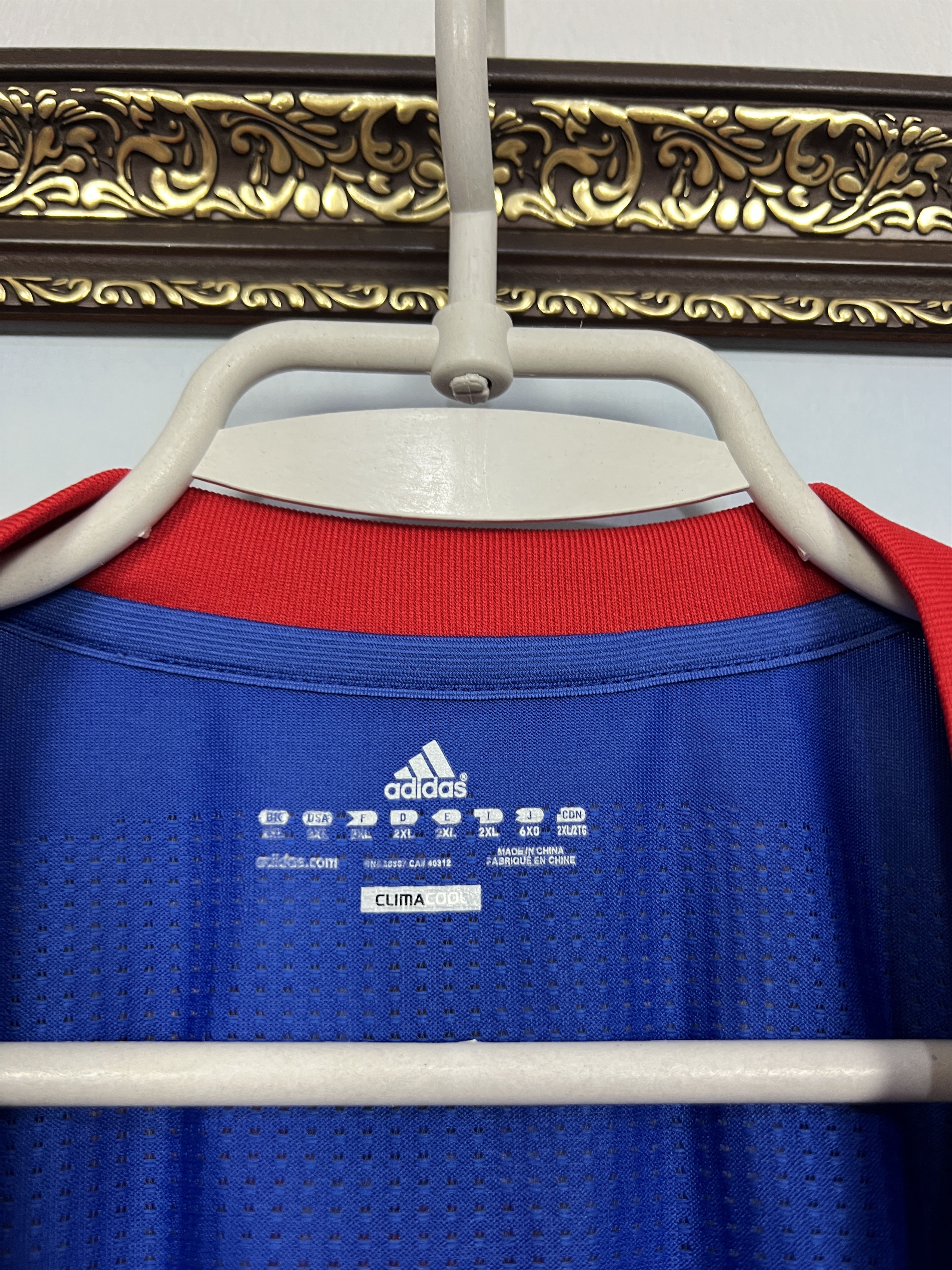 Adidas Chelsea Home football shirt 2010 Soccer Adidas Jersey Trikot Size US XXL / EU 58 / 5 - 7 Thumbnail