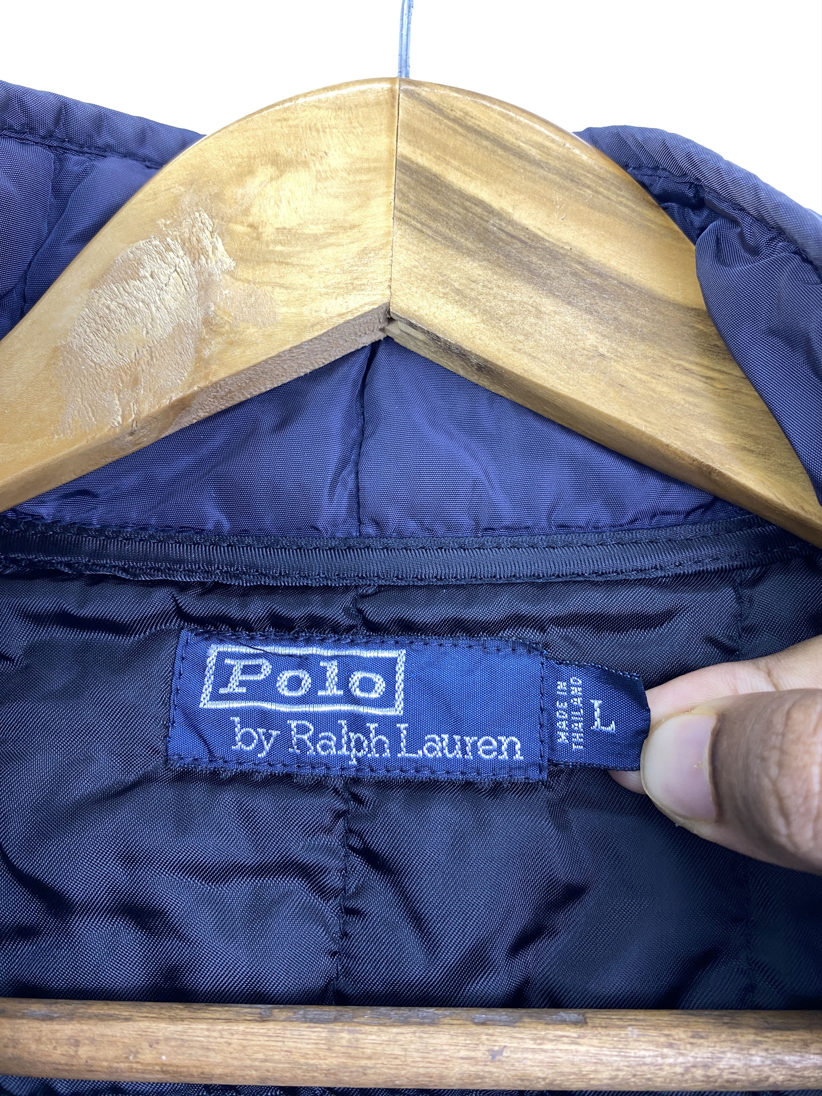 Polo Ralph Lauren Vintage 90s Polo Ralph Lauren Quilted Light Jacket J0077 Size US L / EU 52-54 / 3 - 5 Thumbnail