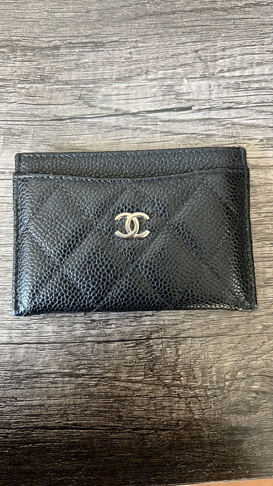 Chanel Authentic Chanel card holder Black Silver Size ONE SIZE - 5 Thumbnail