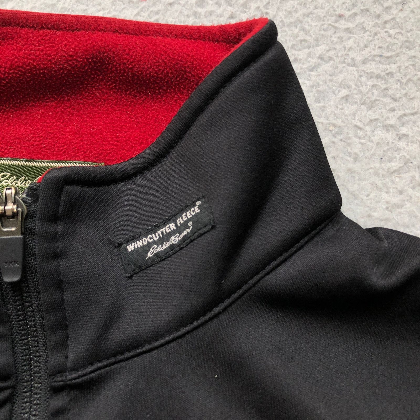 Eddie Bauer Eddie Bauer Windcutter Fleece Jacket Mens Large Red Black Size US L / EU 52-54 / 3 - 9 Thumbnail