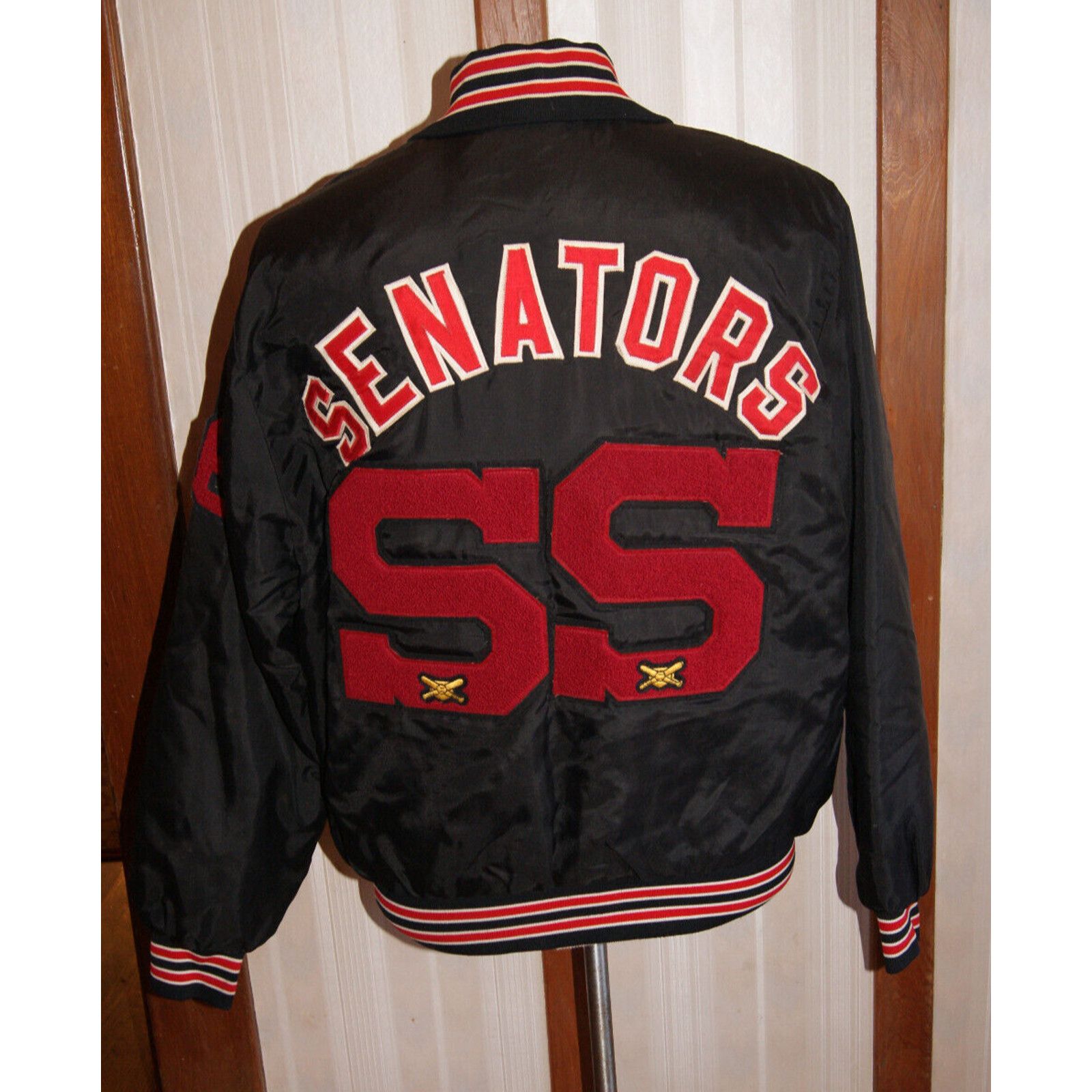 Other VTG Spfld IL High School Senators Varsity Bomber Jacket XL Size US XL / EU 56 / 4 - 3 Thumbnail