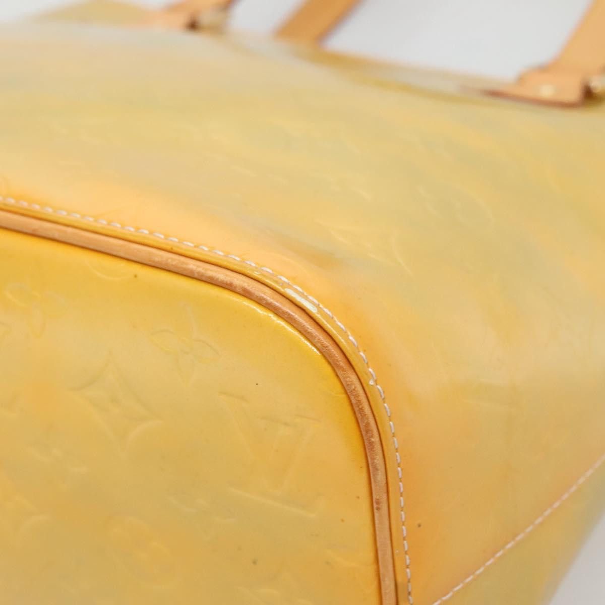 Louis Vuitton LOUIS VUITTON Monogram Vernis Houston Hand Bag Gris M91053 Size ONE SIZE - 14 Thumbnail