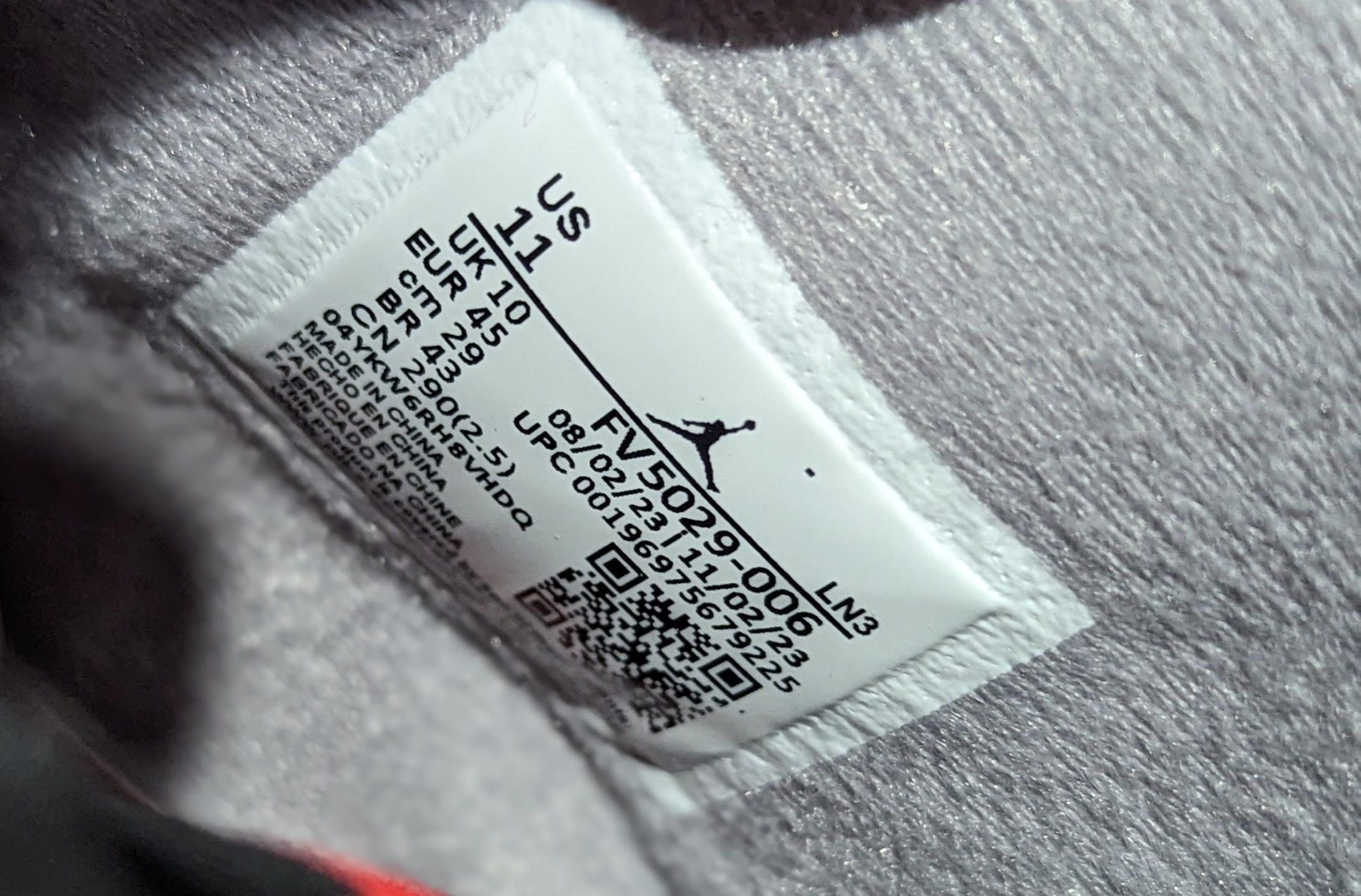 Jordan Brand × Nike Nike Air Jordan 4 Retro Bred Reimagined Size US 11 / EU 44 - 8 Thumbnail