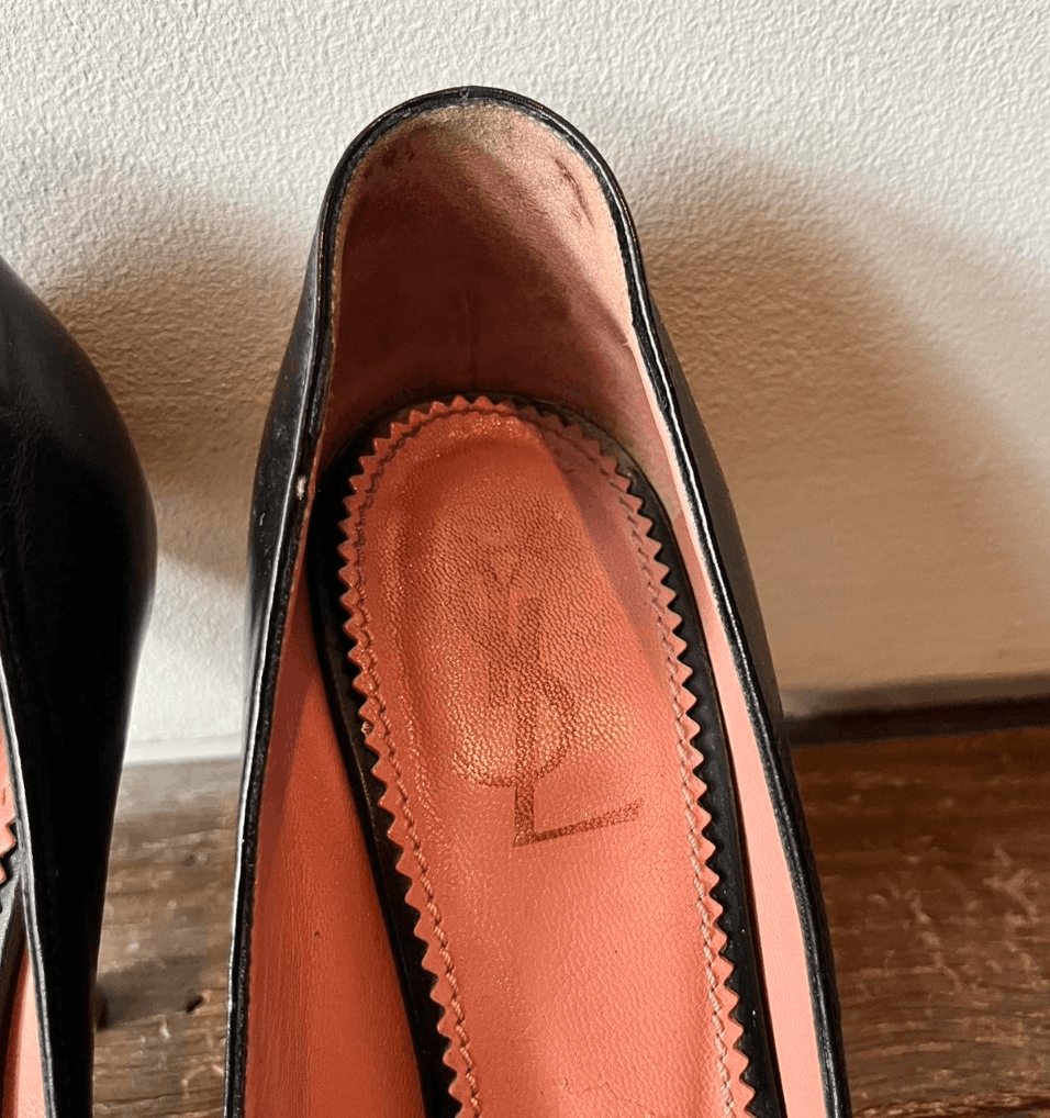 Yves Saint Laurent YSL Buckle Kitten Heel Size US 7 / IT 37 - 3 Thumbnail