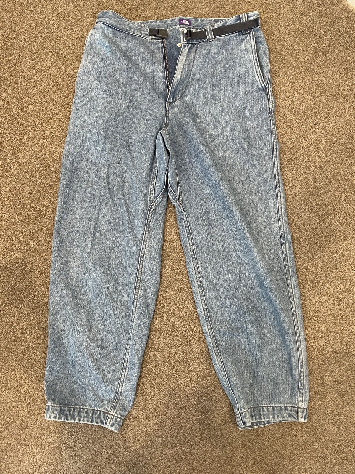 Nanamica × The North Face × The North Face Purple Label The North Face Purple Label Denim Wide Tapered Field Pants Size US 30 / EU 46 - 1 Thumbnail