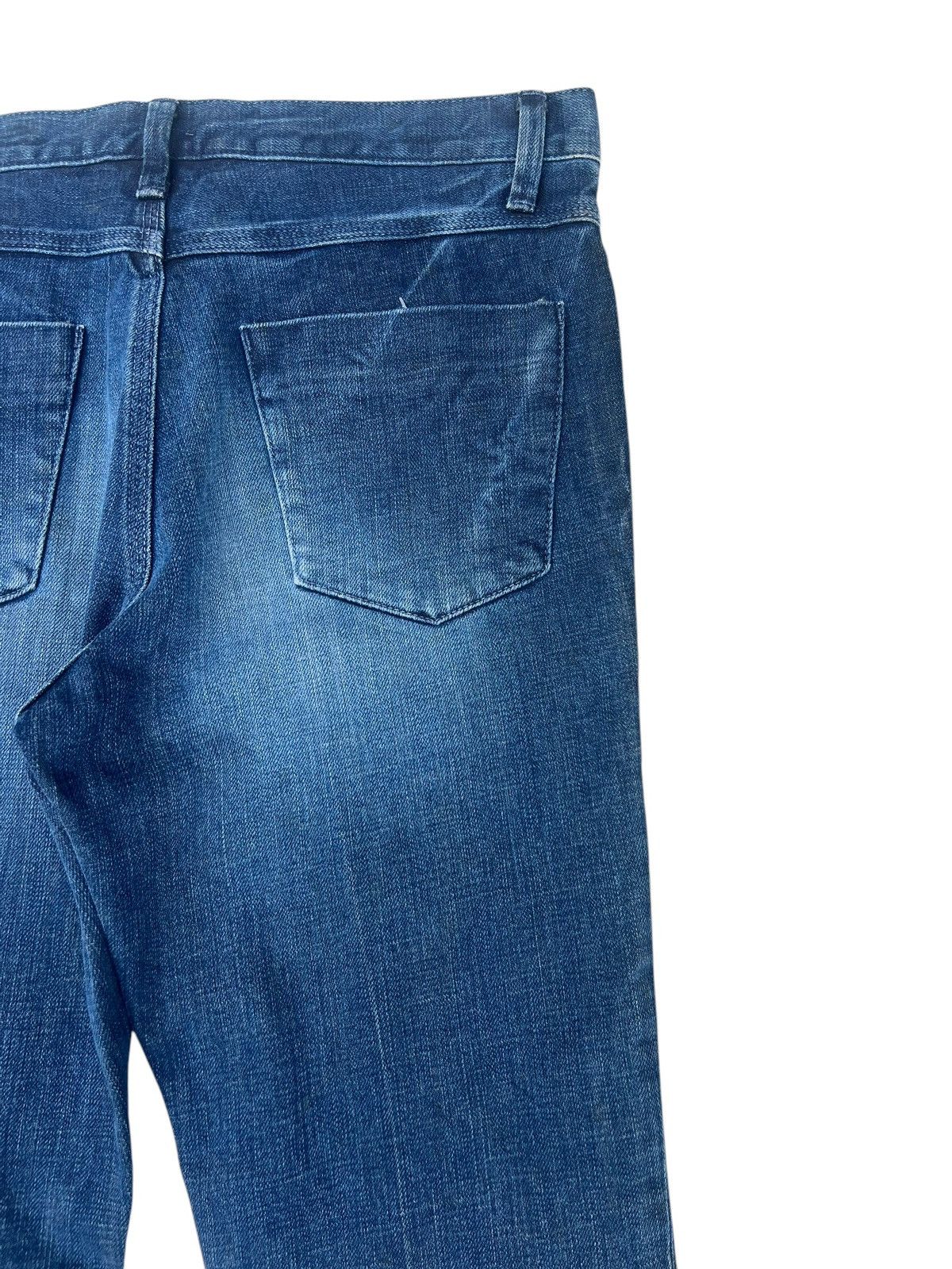 Japanese Brand Bring On The Noise Japan Dirty Muddy Denim Bootcut Jeans Size US 29 - 18 Thumbnail