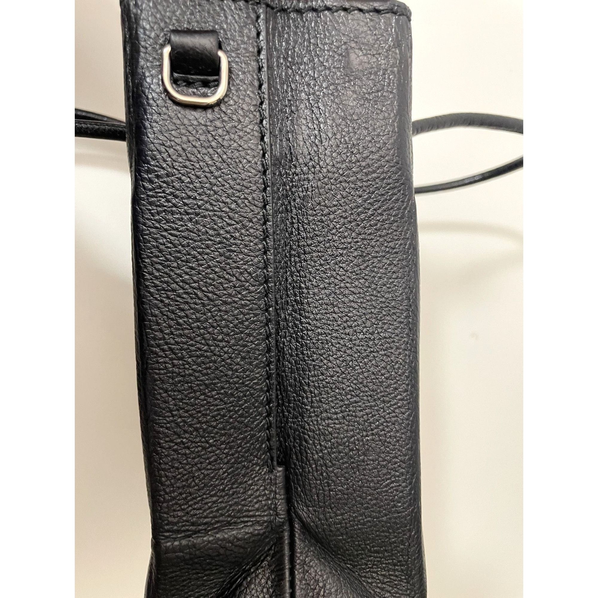 Balenciaga Balenciaga Shopping Tote Leather Black Size ONE SIZE - 11 Thumbnail