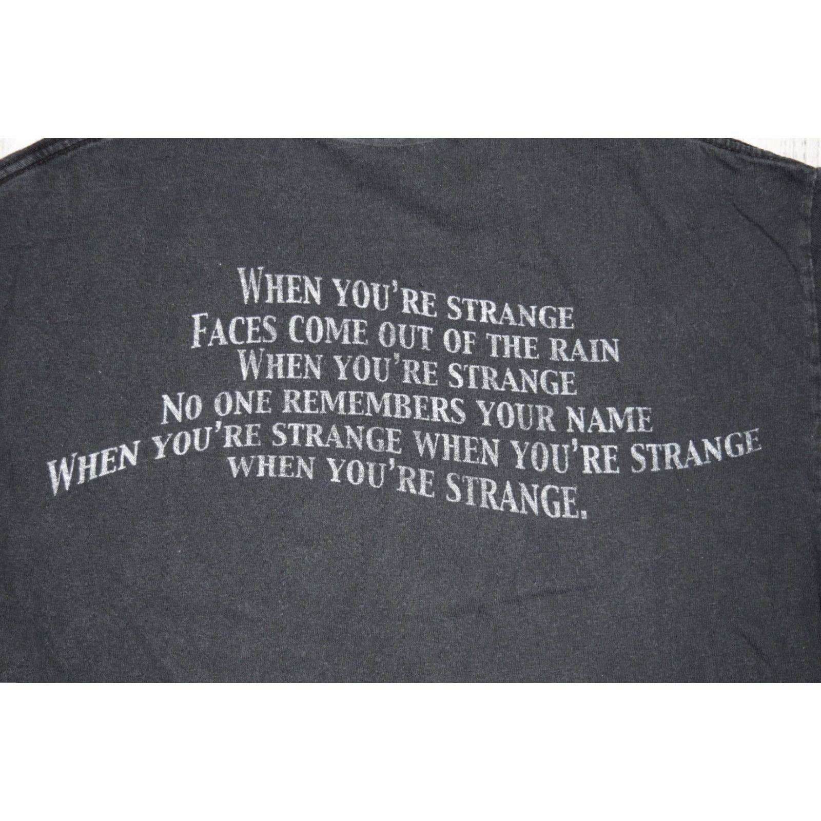 Vintage VINTAGE Winterland The Doors Jim Morrison On Stage People Are Strange T-Shirt Tee Black Adult Small Rock Mens Size US S / EU 44-46 / 1 - 7 Thumbnail