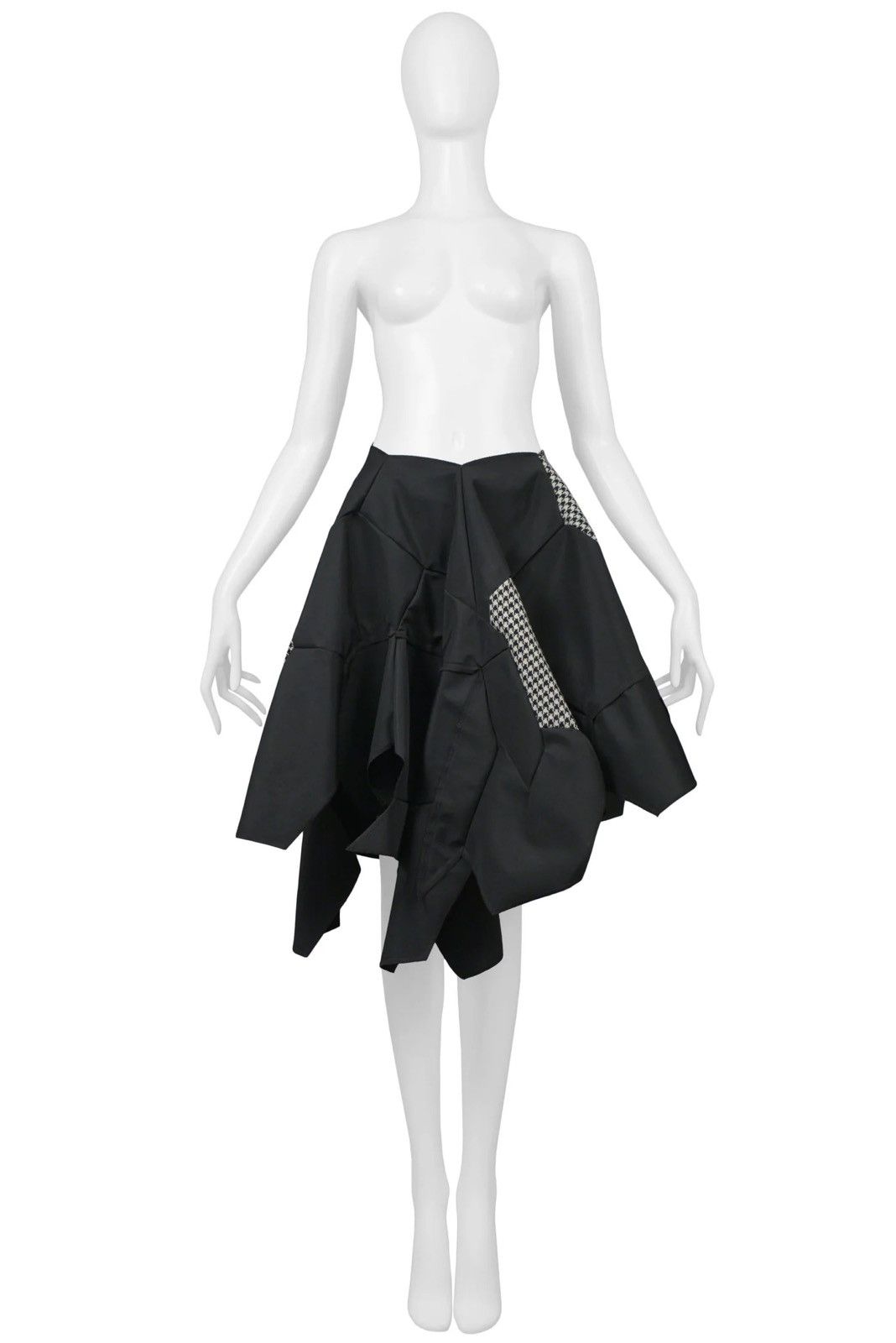 Comme des Garcons RARE 2PCS CDG BLACK FOOTBALL CHECK SKIRT 2008 sz s Size 27" / US 4 / IT 40 - 1 Thumbnail