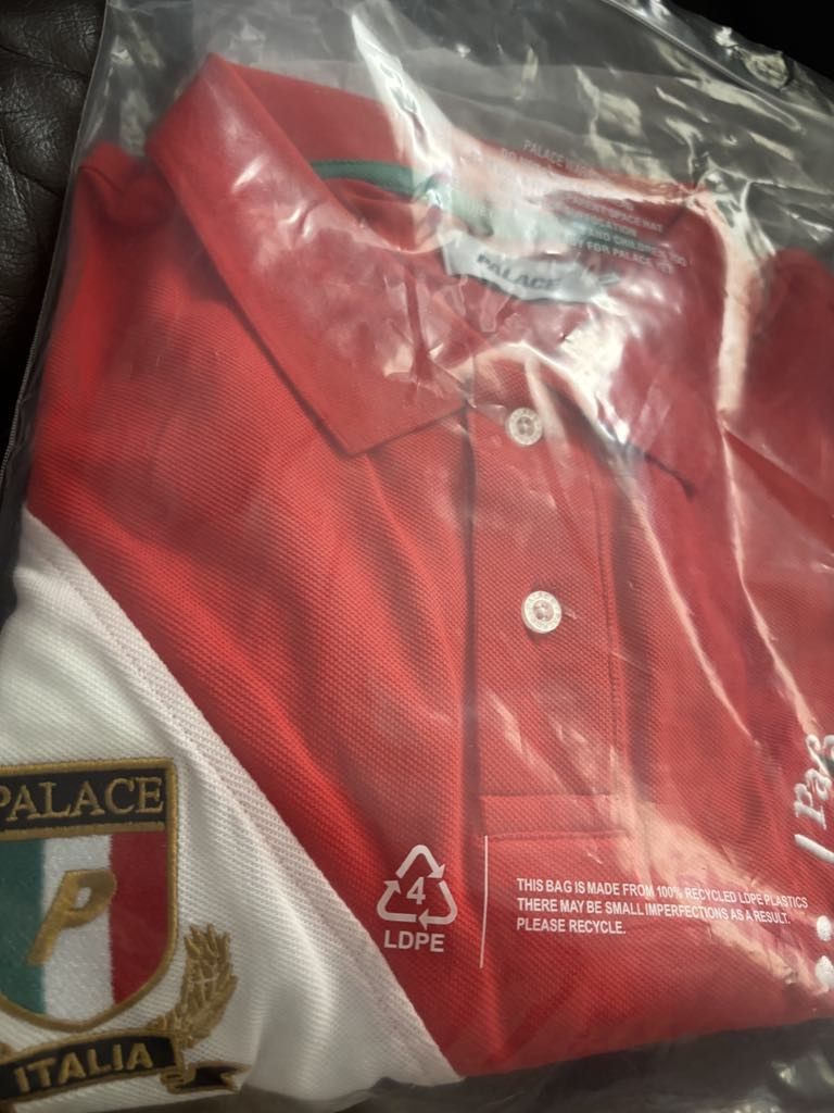 Palace Palace Geezer Polo Red/Green Size US XXL / EU 58 / 5 - 6 Thumbnail