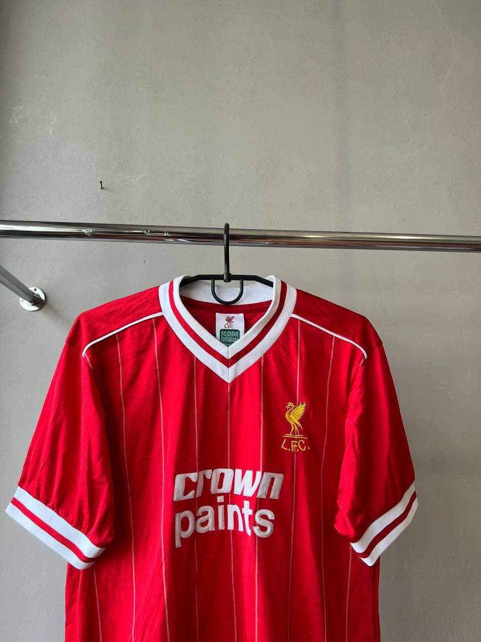 Sports Specialties 1982/83 LIVERPOOL REMAKE SCORE DRAW SOCCER FOOTBALL JERSEY Size US M / EU 48-50 / 2 - 3 Thumbnail