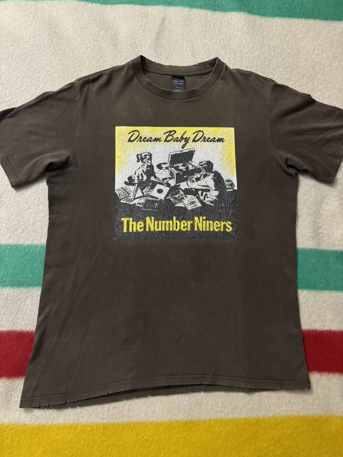 Japanese Brand × Number (N)ine Number (N)ine 2004 Give Peace A Chance Dream Tshirt Large Size US L / EU 52-54 / 3 - 5 Thumbnail