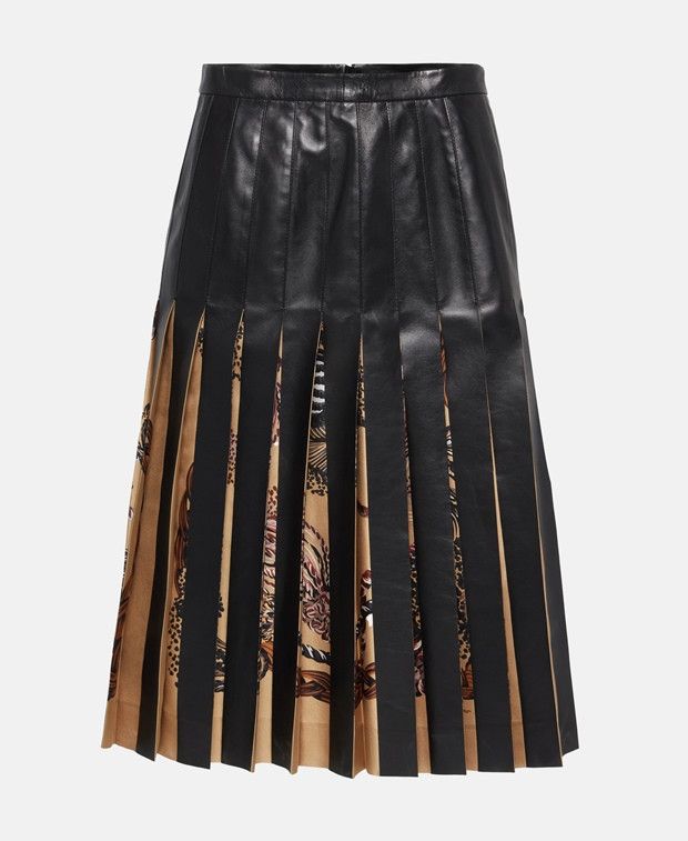Salvatore Ferragamo Leather skirt Size 42" / US 20 - 1 Preview