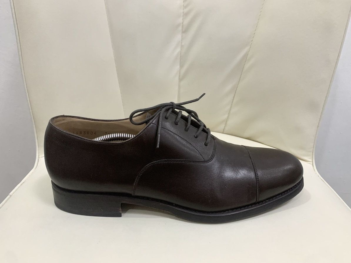 Carmina CARMINA SHOEMAKER OXFORD CAPTOE IN DARK BROWN LACE-UP SHOES Size US 8.5 / EU 41-42 - 2 Thumbnail